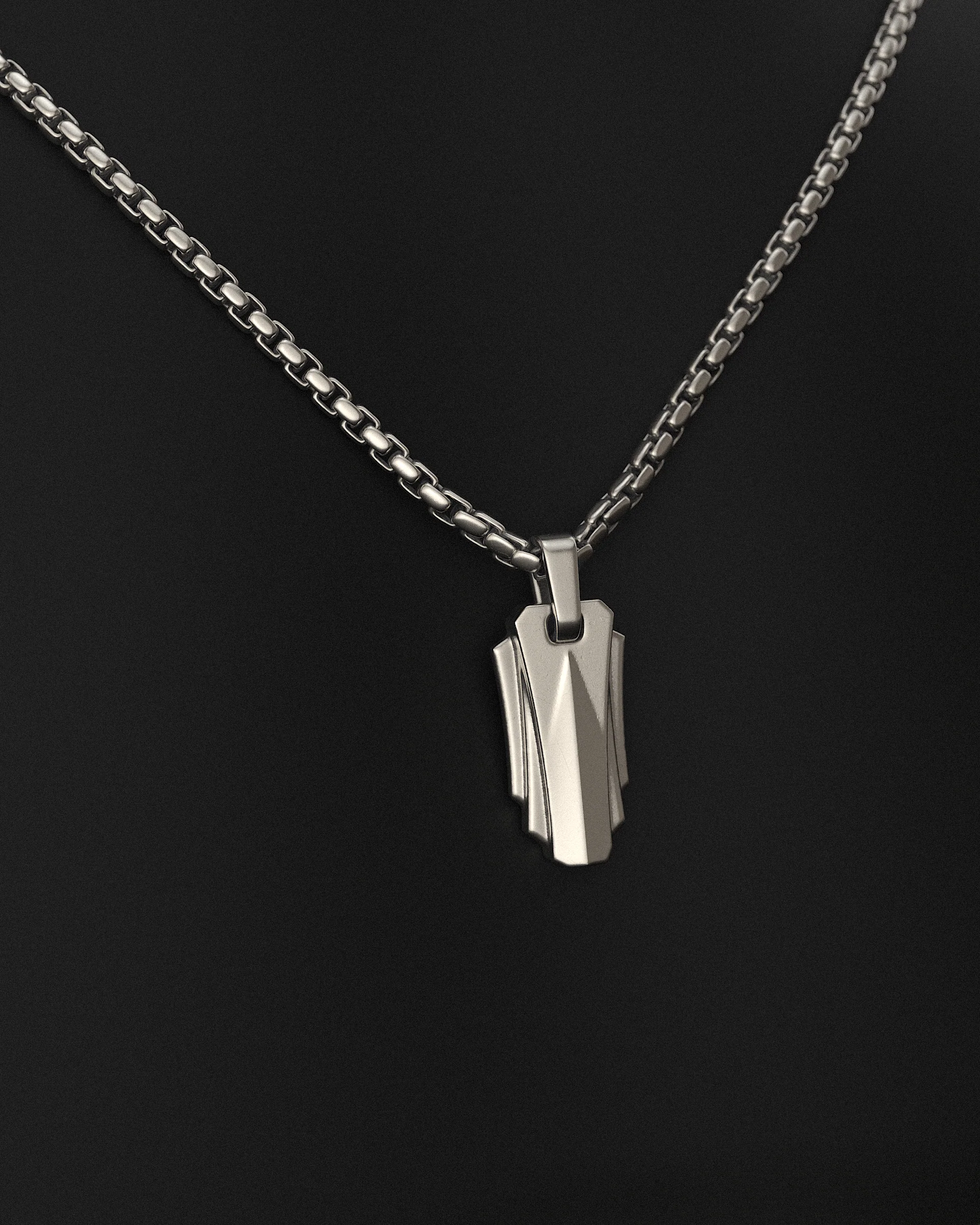 Arch Pendant + Round Box Chain - Image 10