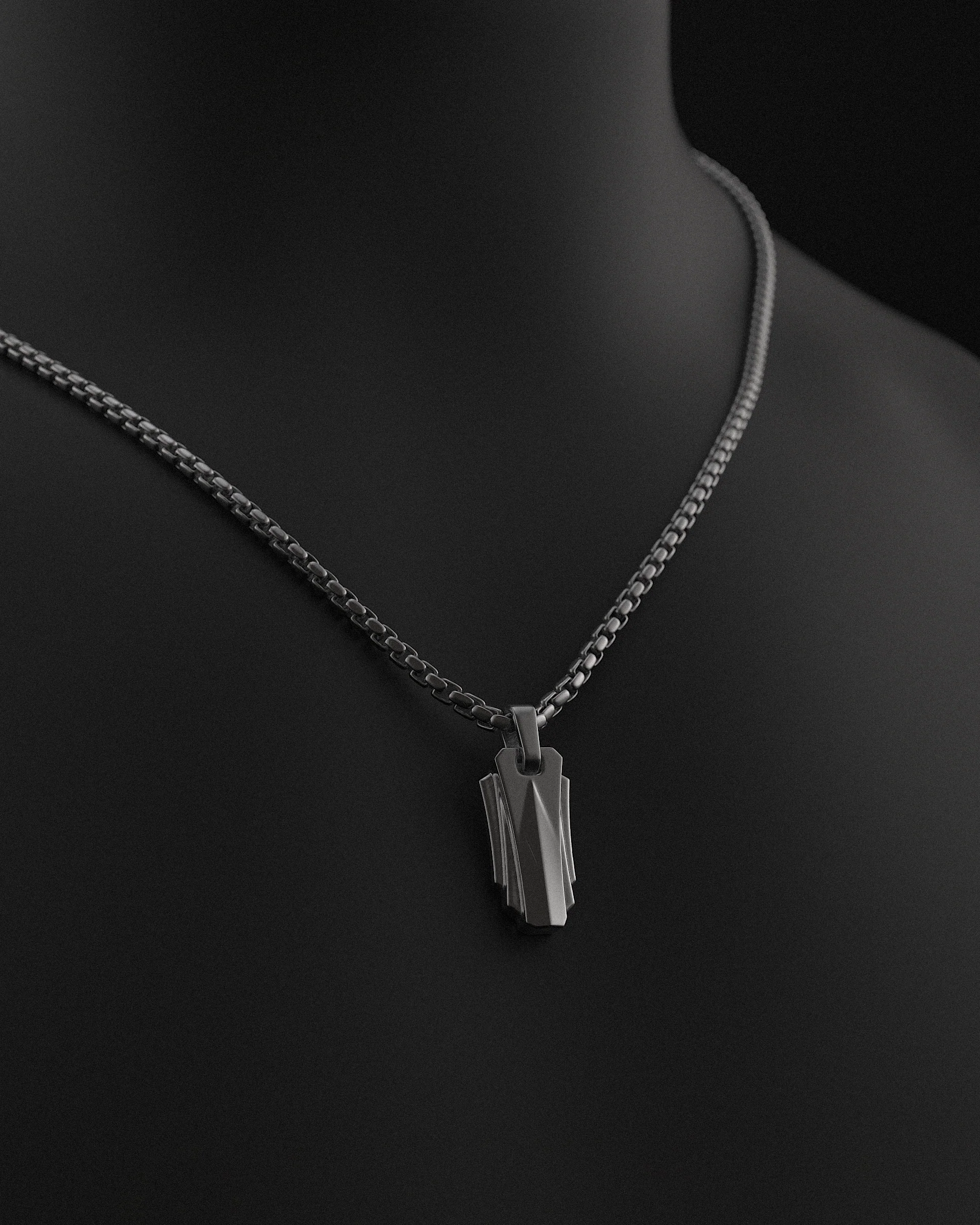 Arch Pendant + Round Box Chain - Image 15