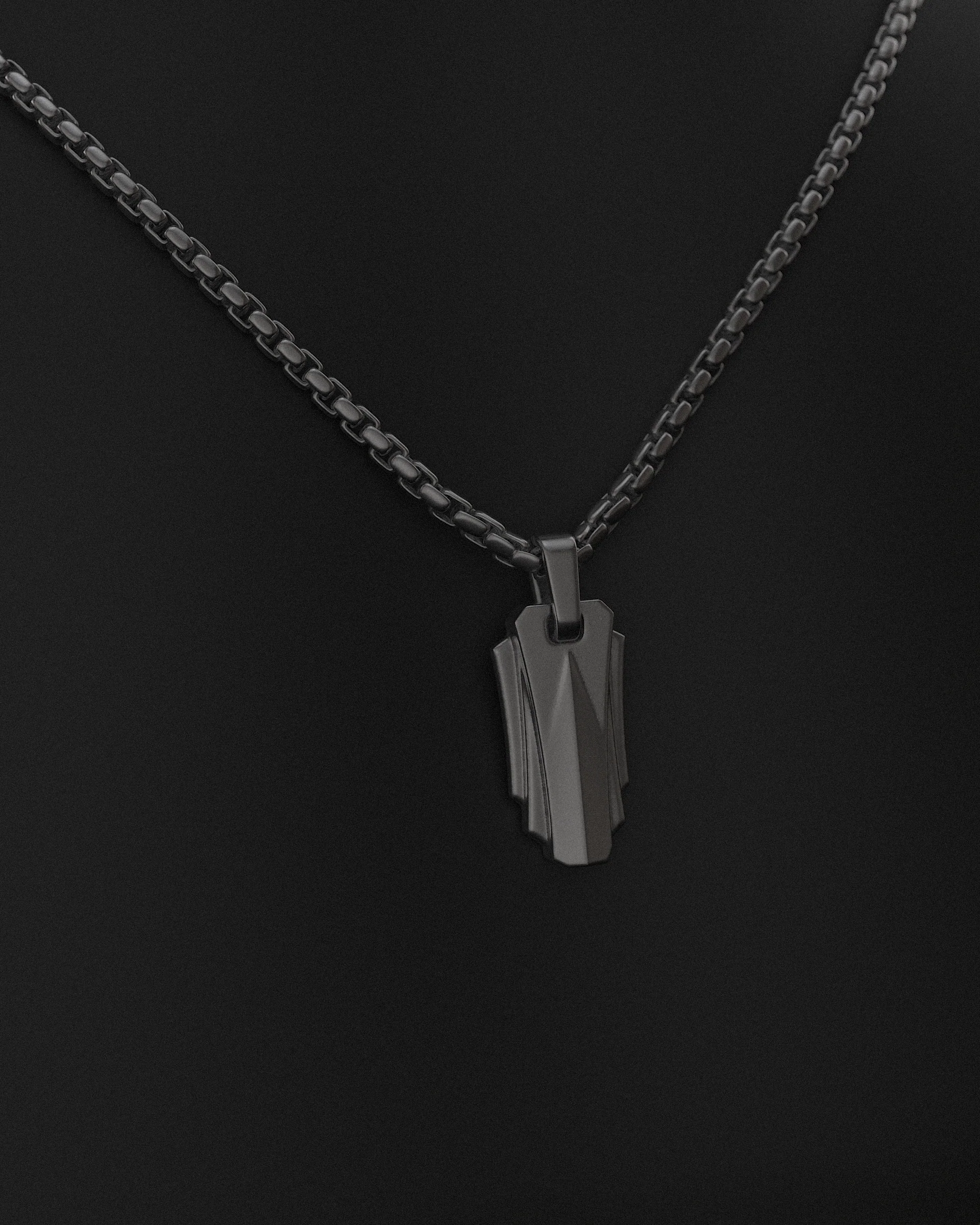 Arch Pendant + Round Box Chain - Image 17