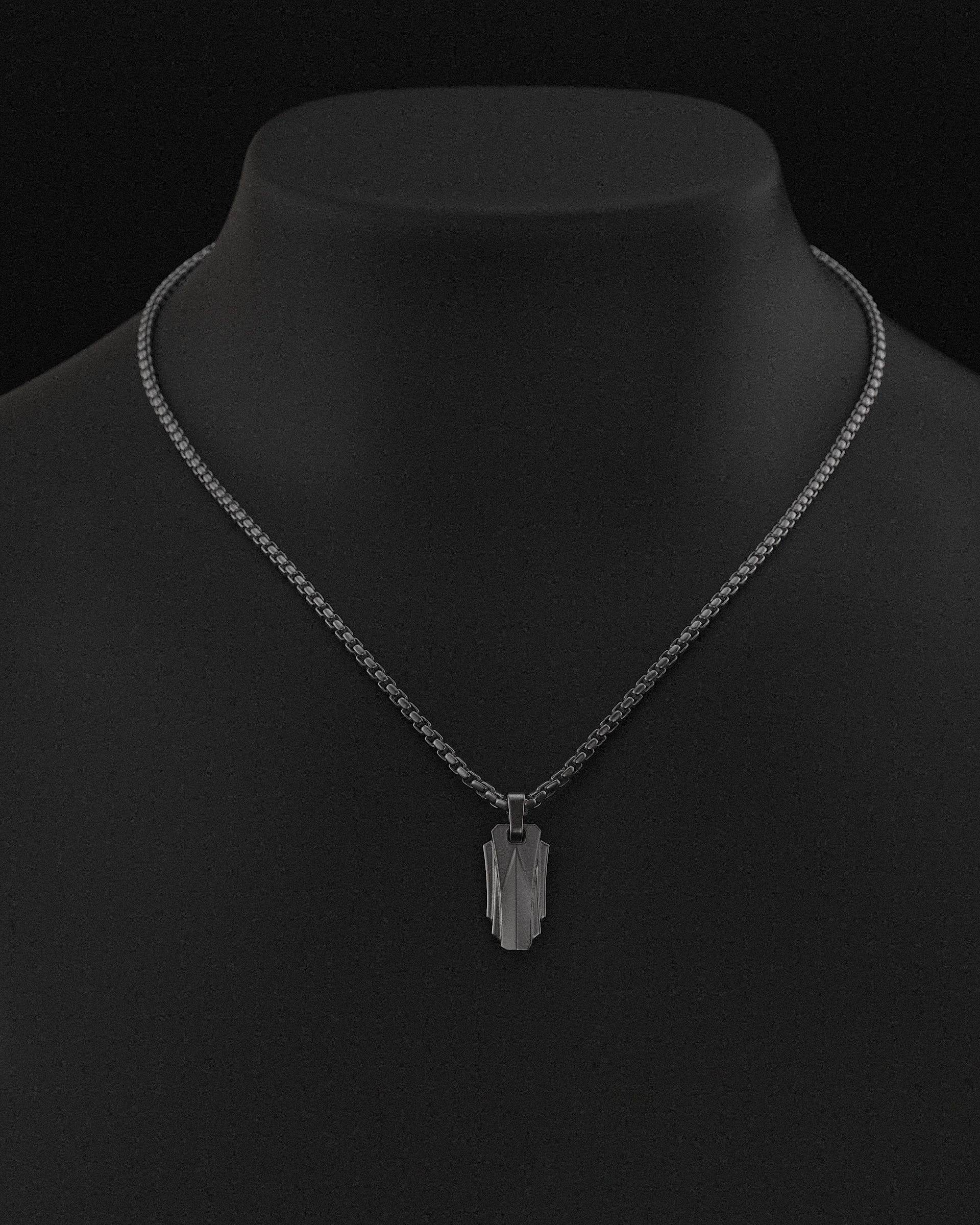 Arch Pendant + Round Box Chain - Image 18