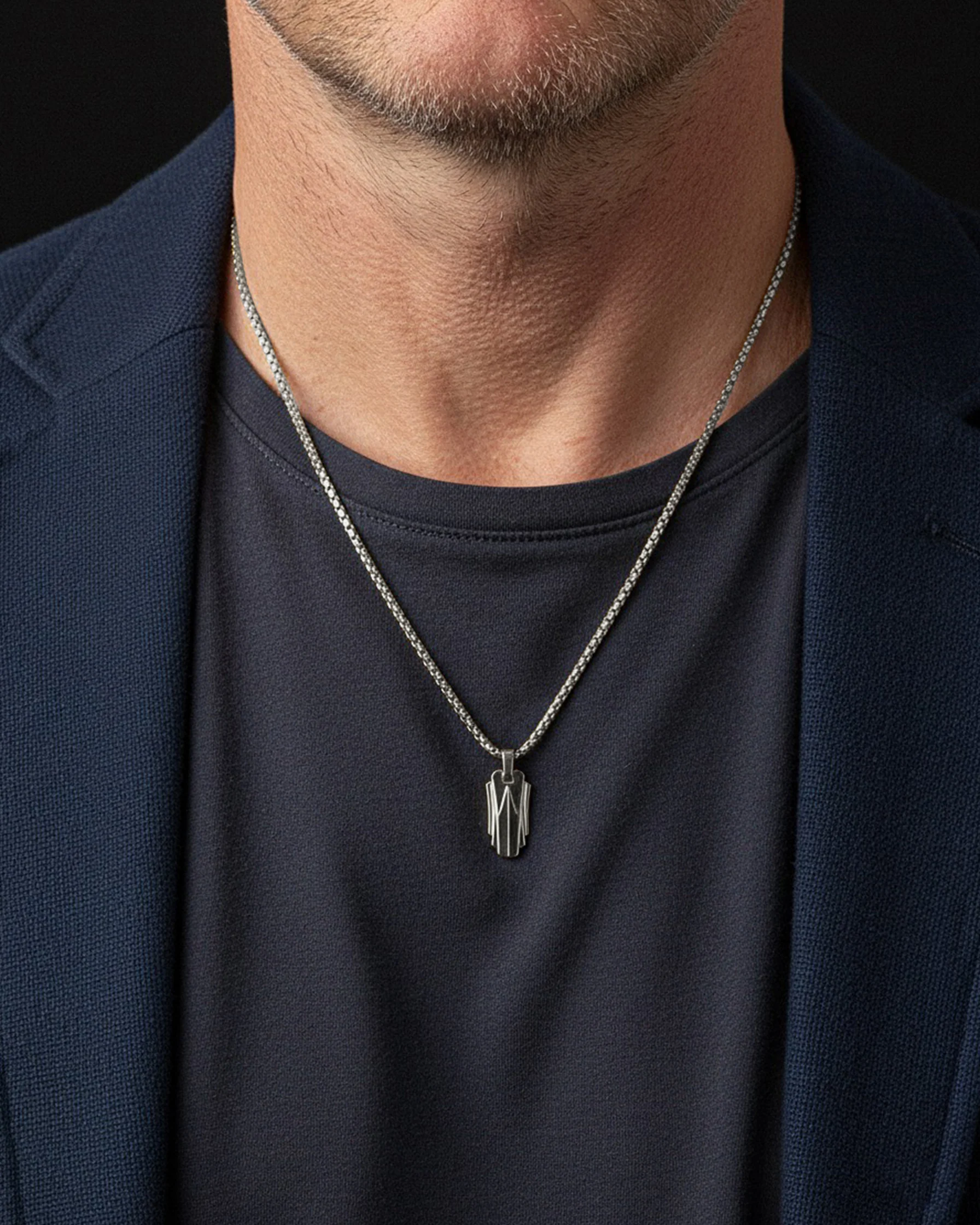 Arch Pendant + Round Box Chain - Image 9
