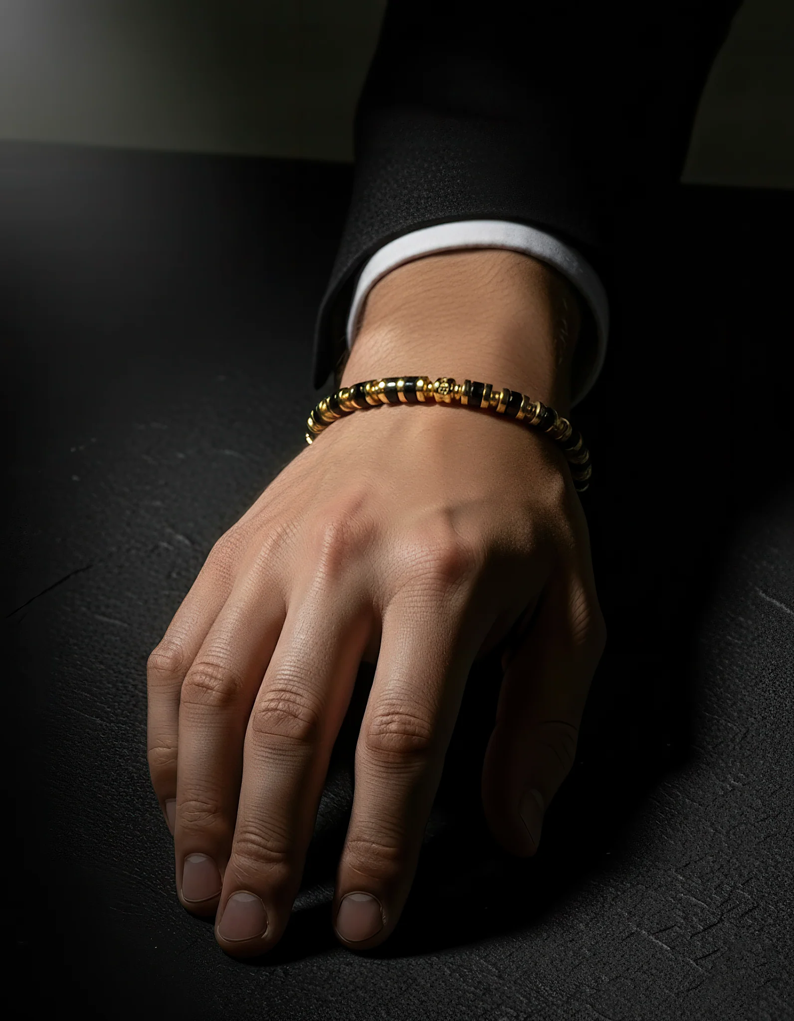 Onyx Bracelet 6mm | Spacer - Image 10