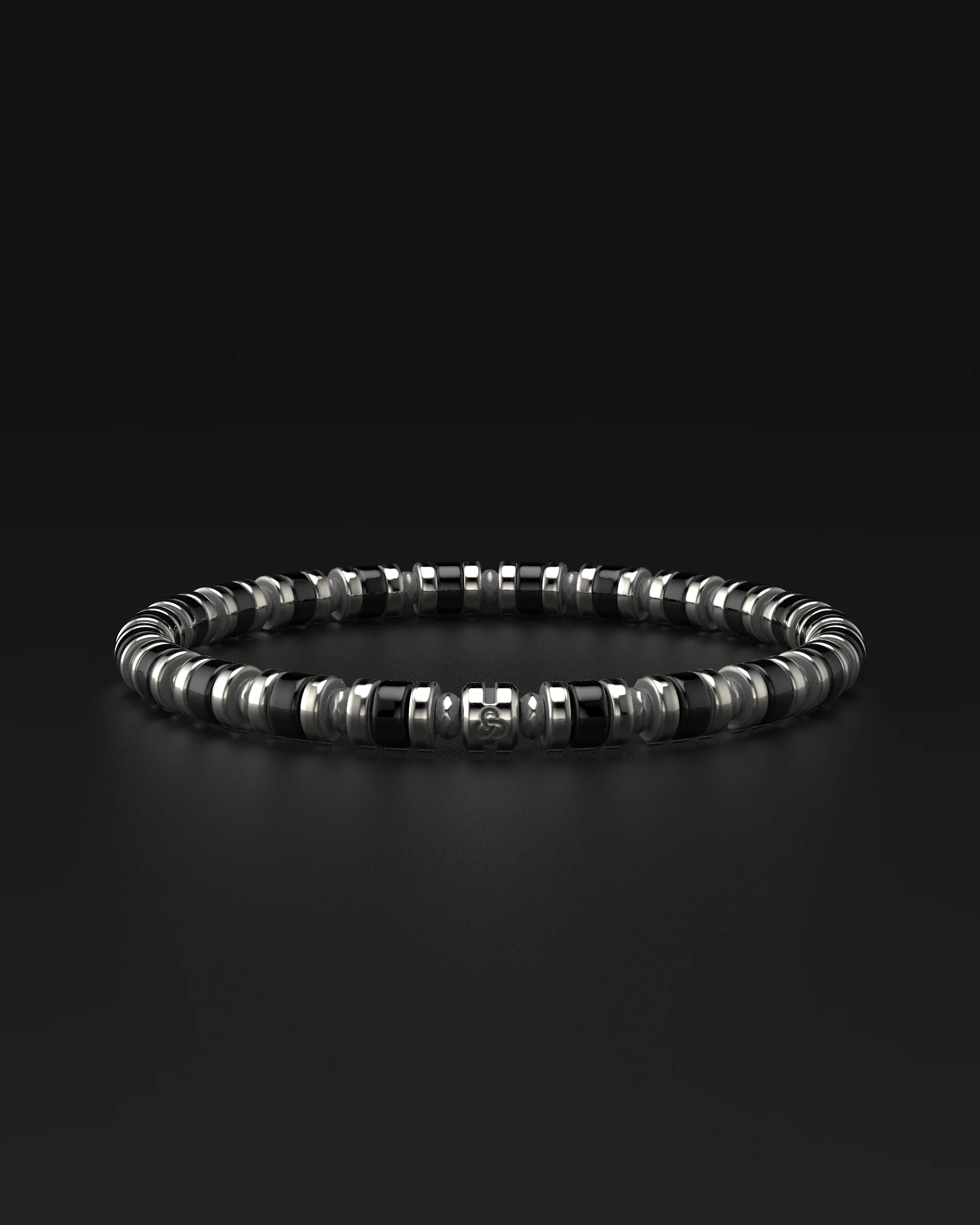 Onyx Bracelet 6mm | Spacer - Image 11
