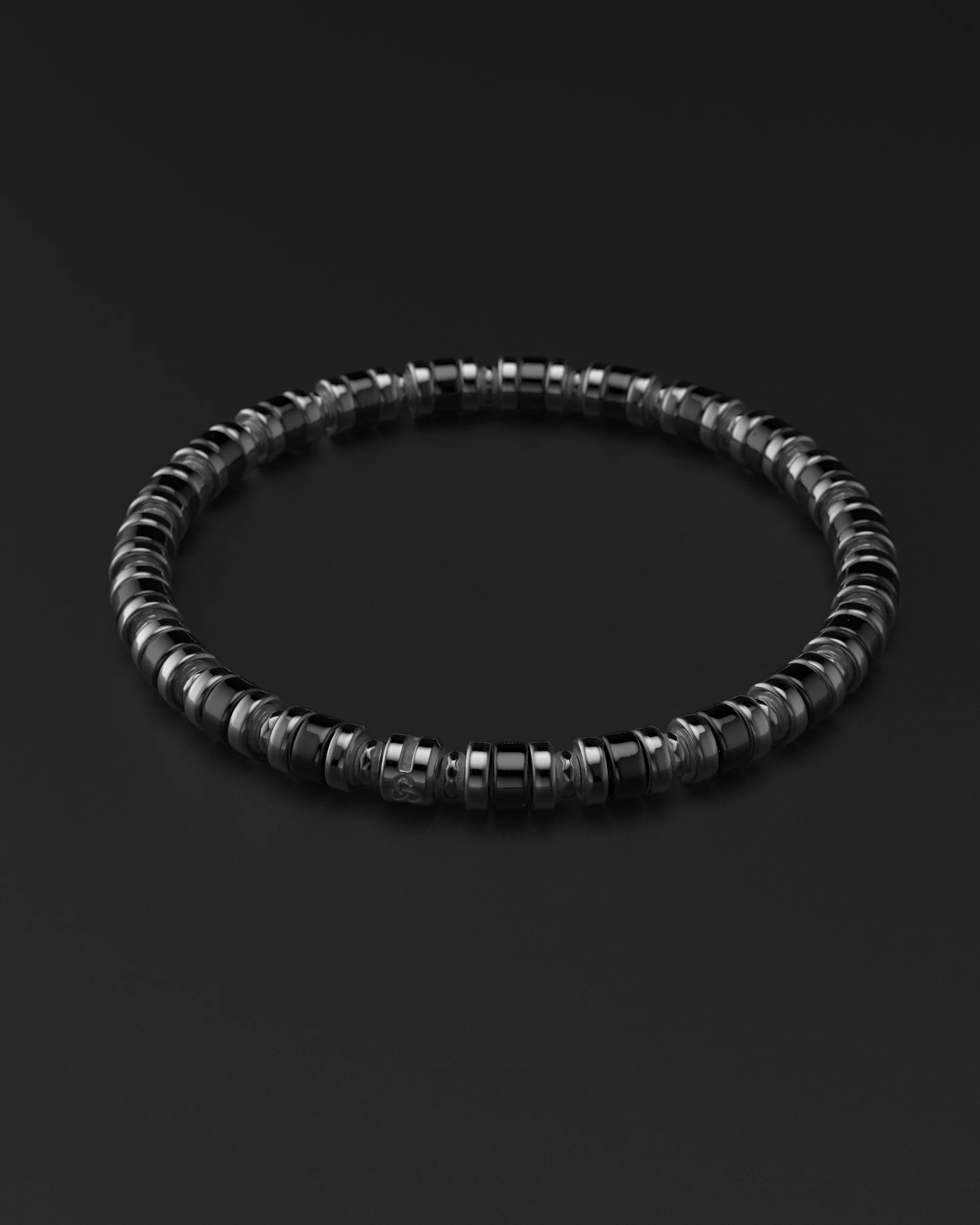 Onyx Bracelet 6mm | Spacer - Image 21