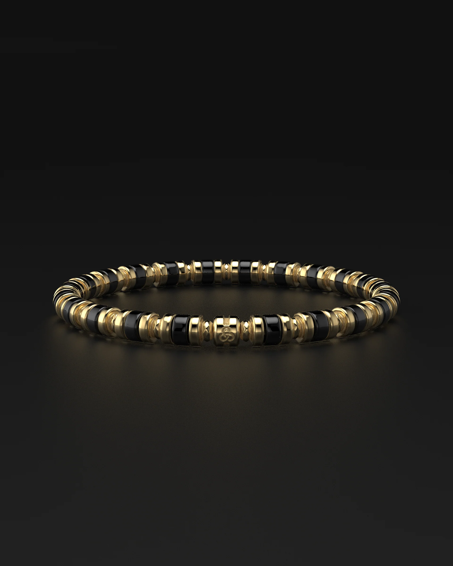 Onyx Bracelet 6mm | Spacer - Image 3