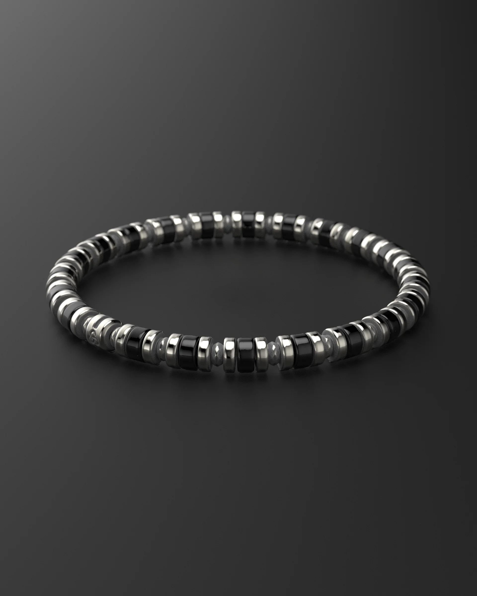 Onyx Bracelet 6mm | Spacer - Image 9