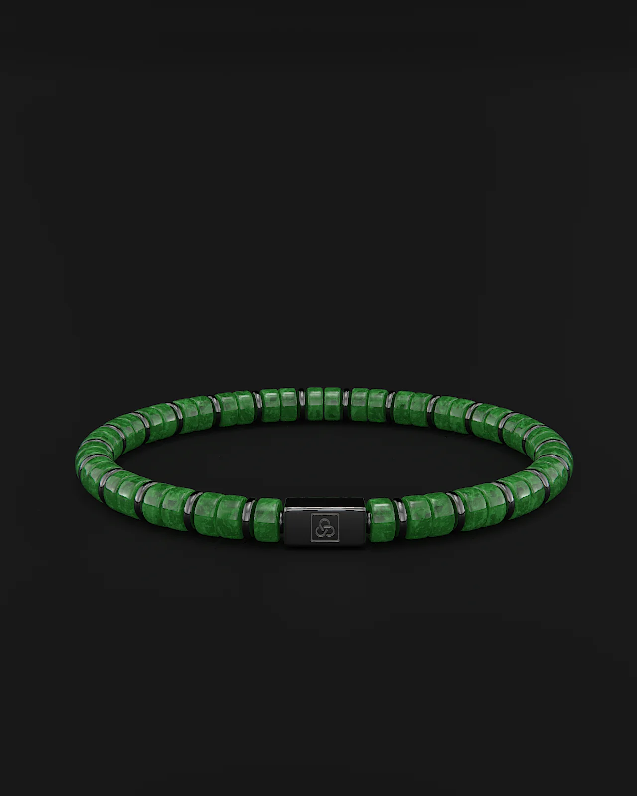 Emerald Jade Bracelet 6mm | Spacer #2 - Image 18