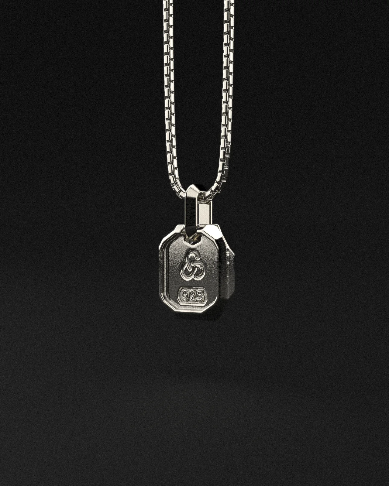 Geom Pendant + Round Box Chain - Image 10