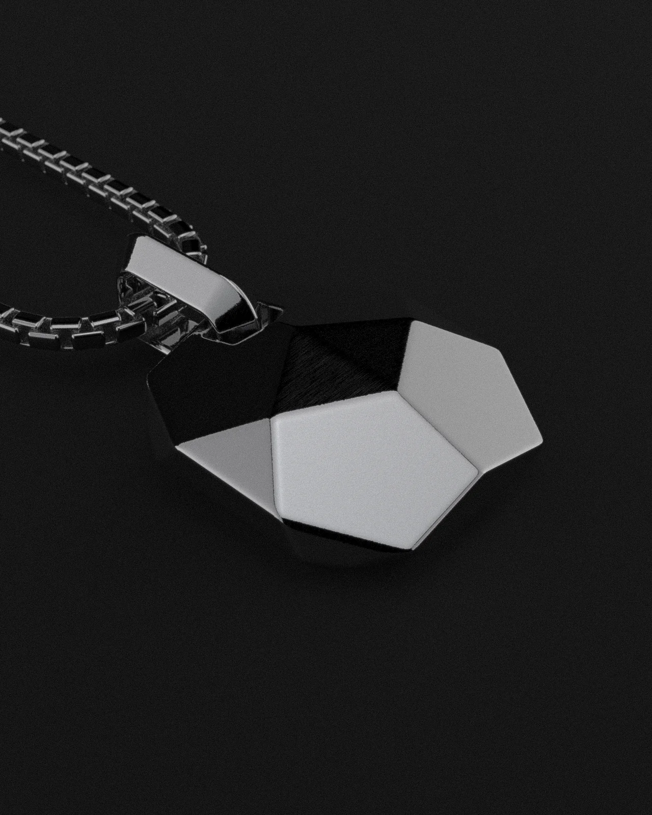 Geom Pendant + Round Box Chain - Image 13