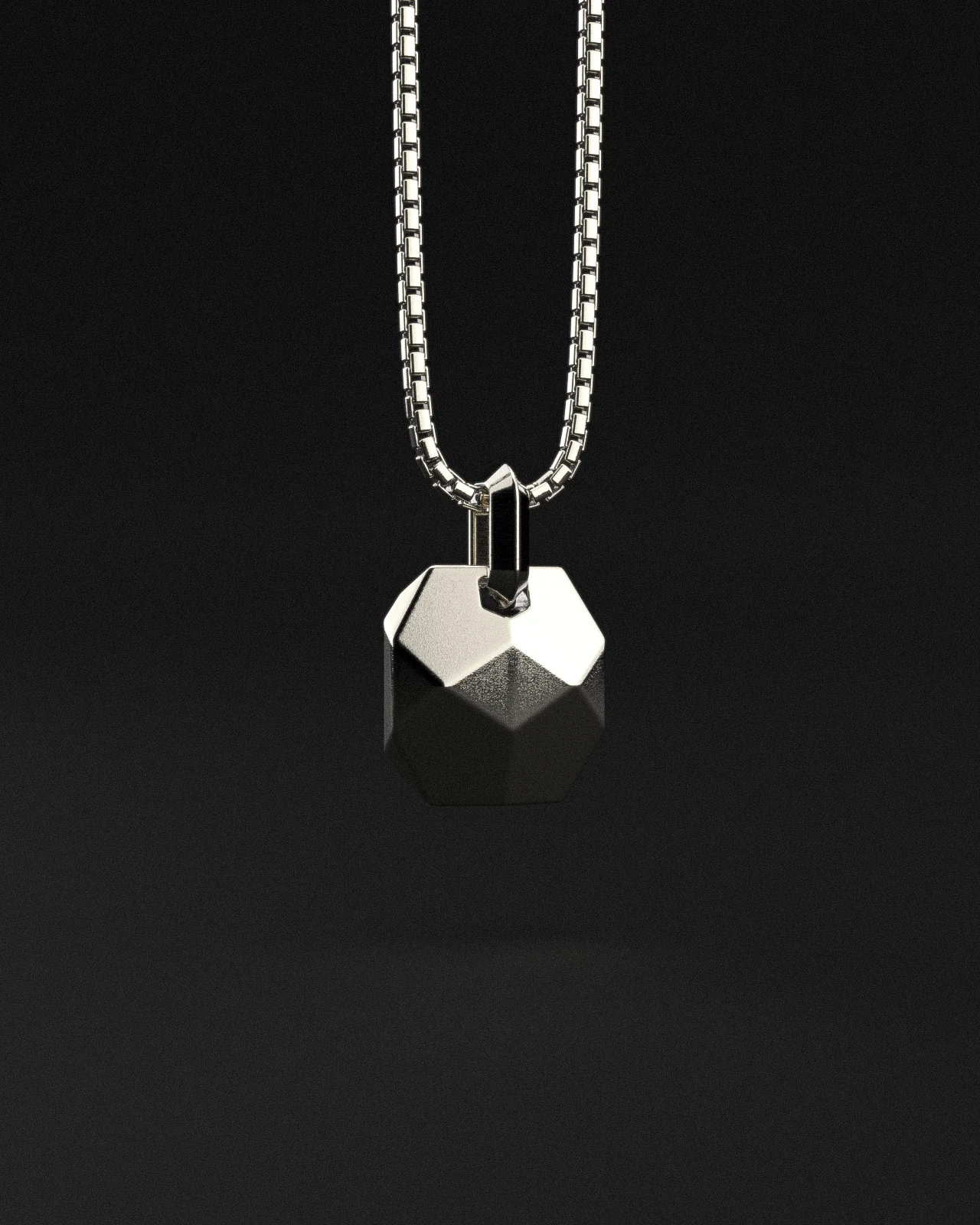 Geom Pendant + Round Box Chain - Image 6