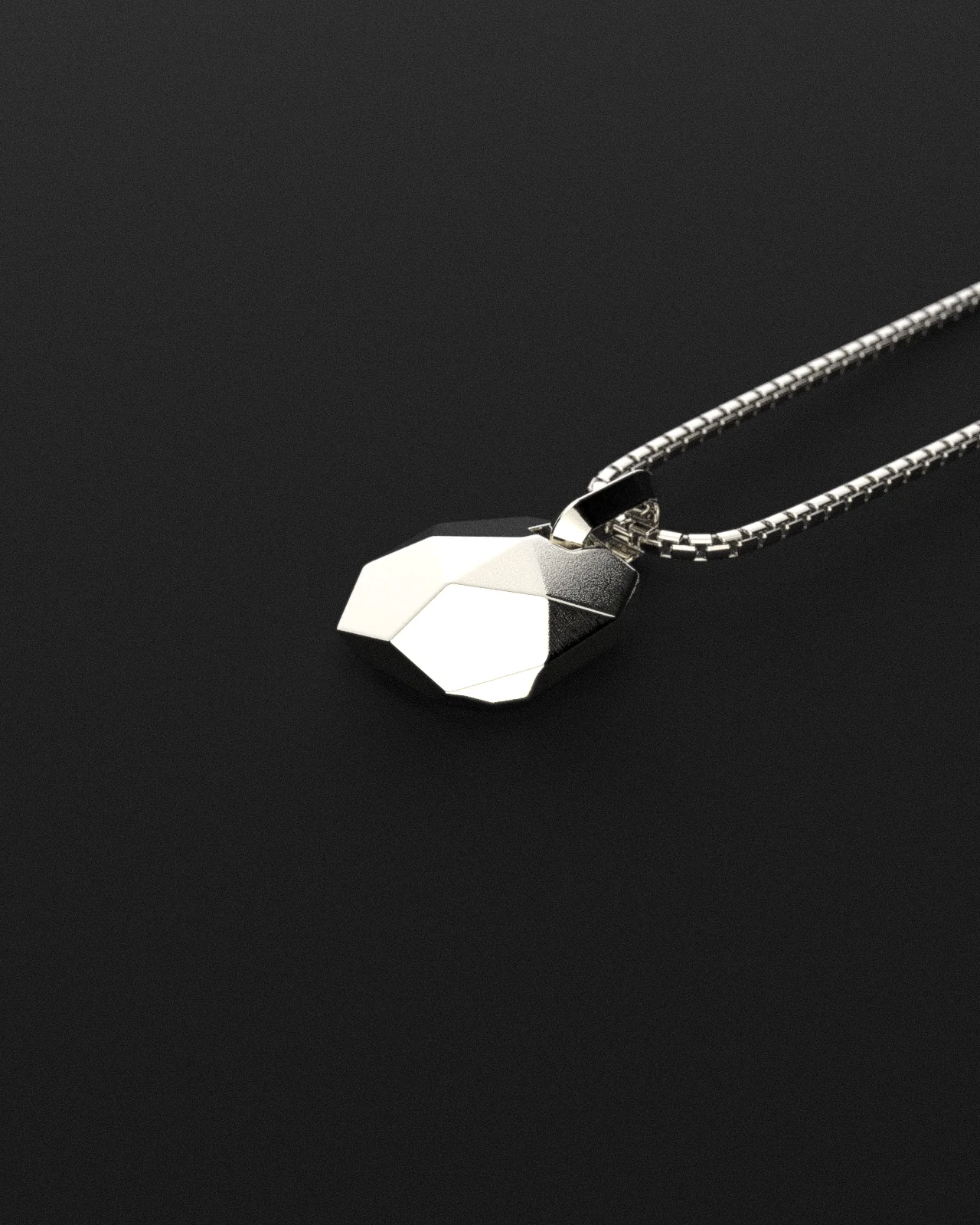 Geom Pendant + Round Box Chain - Image 9
