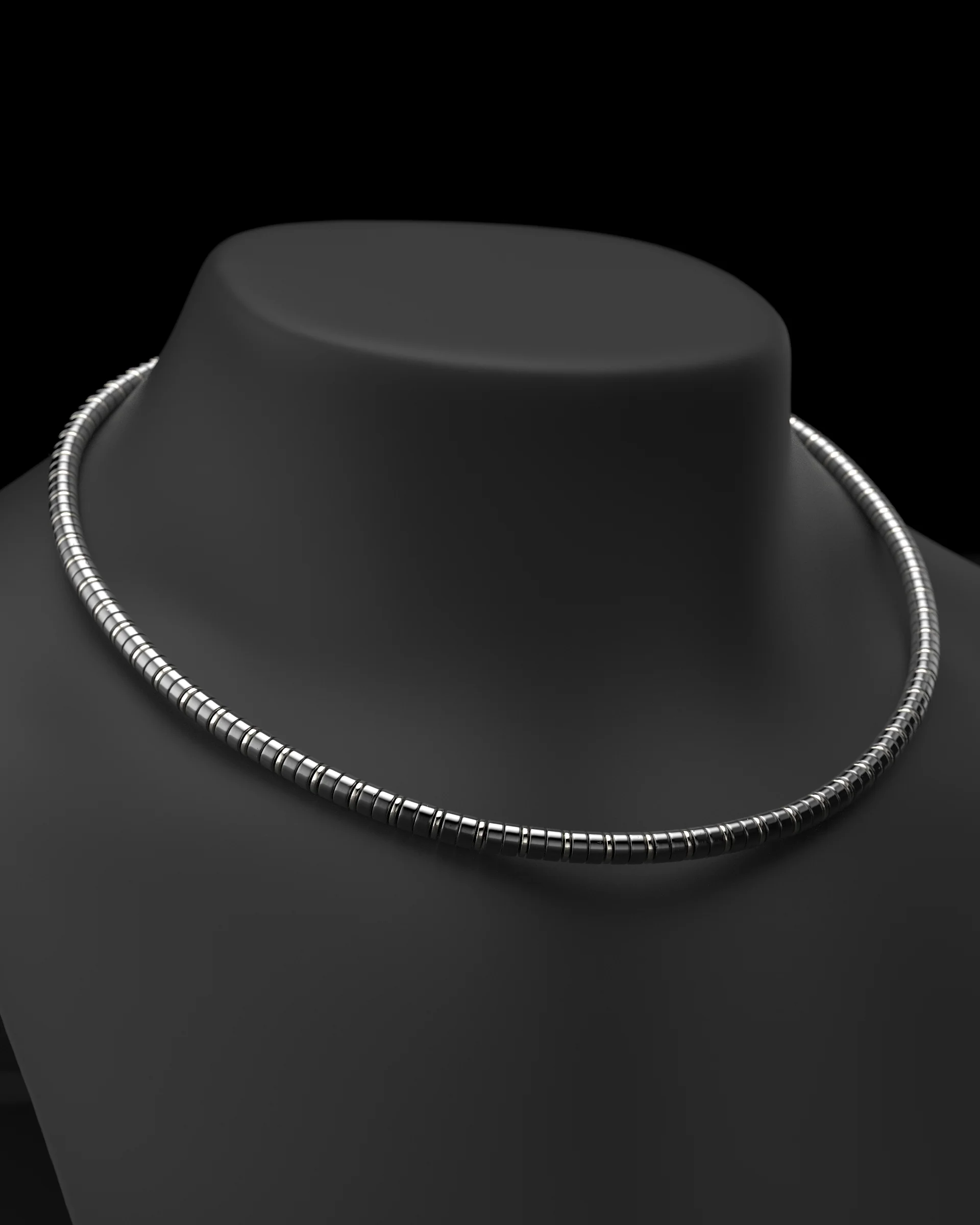 Hematite Necklace #2 6mm | Spacer - Image 10