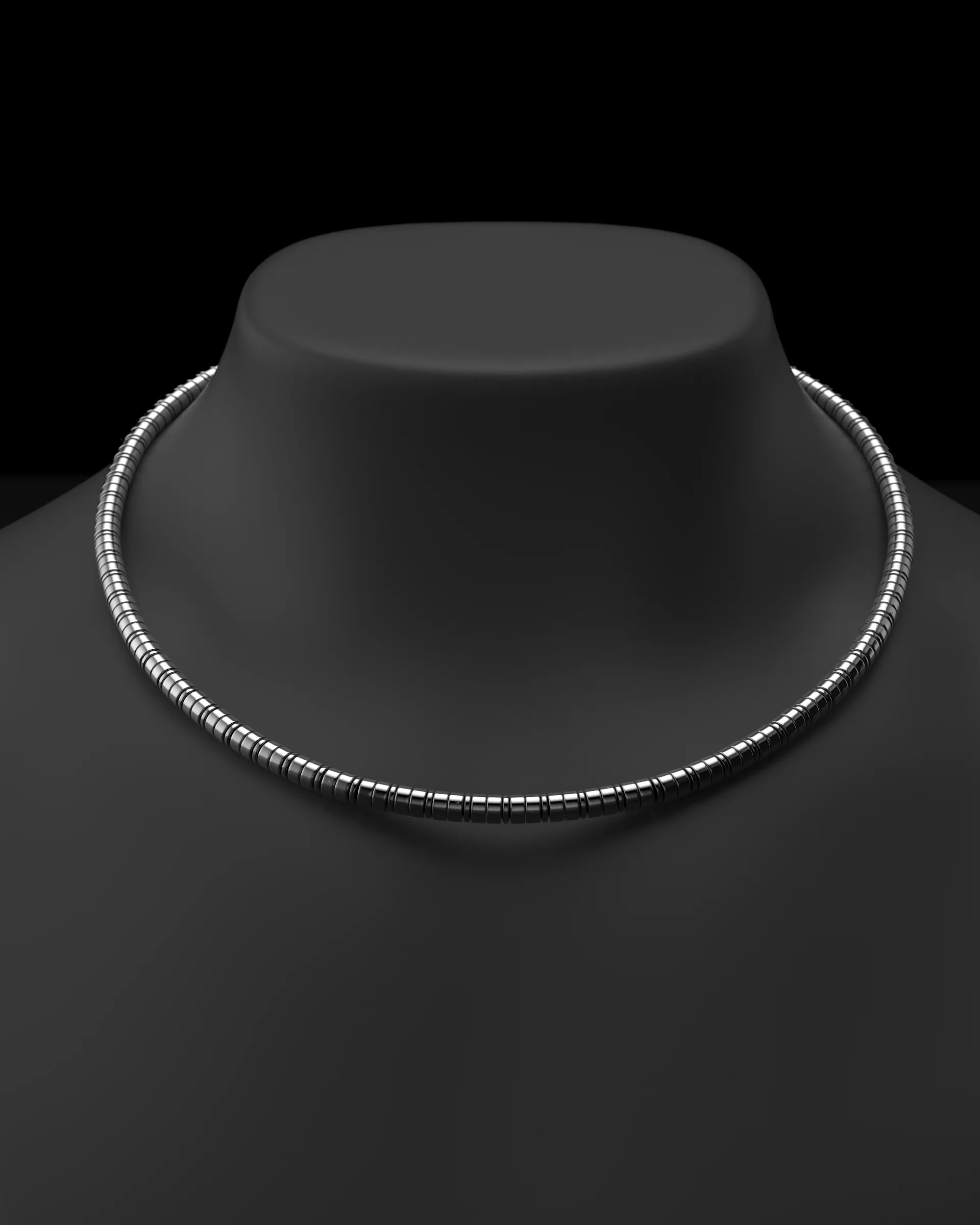 Hematite Necklace #2 6mm | Spacer - Image 13
