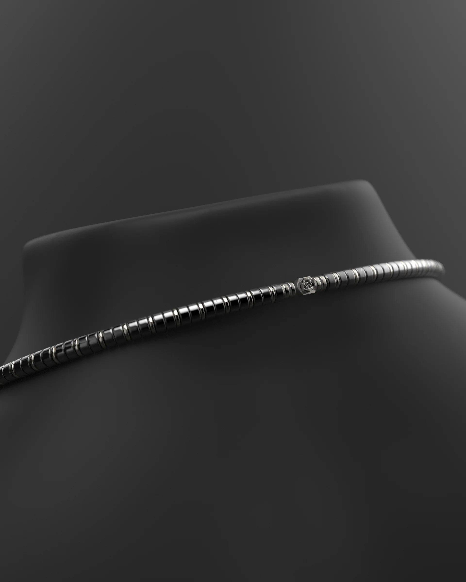 Hematite Necklace #2 6mm | Spacer - Image 9