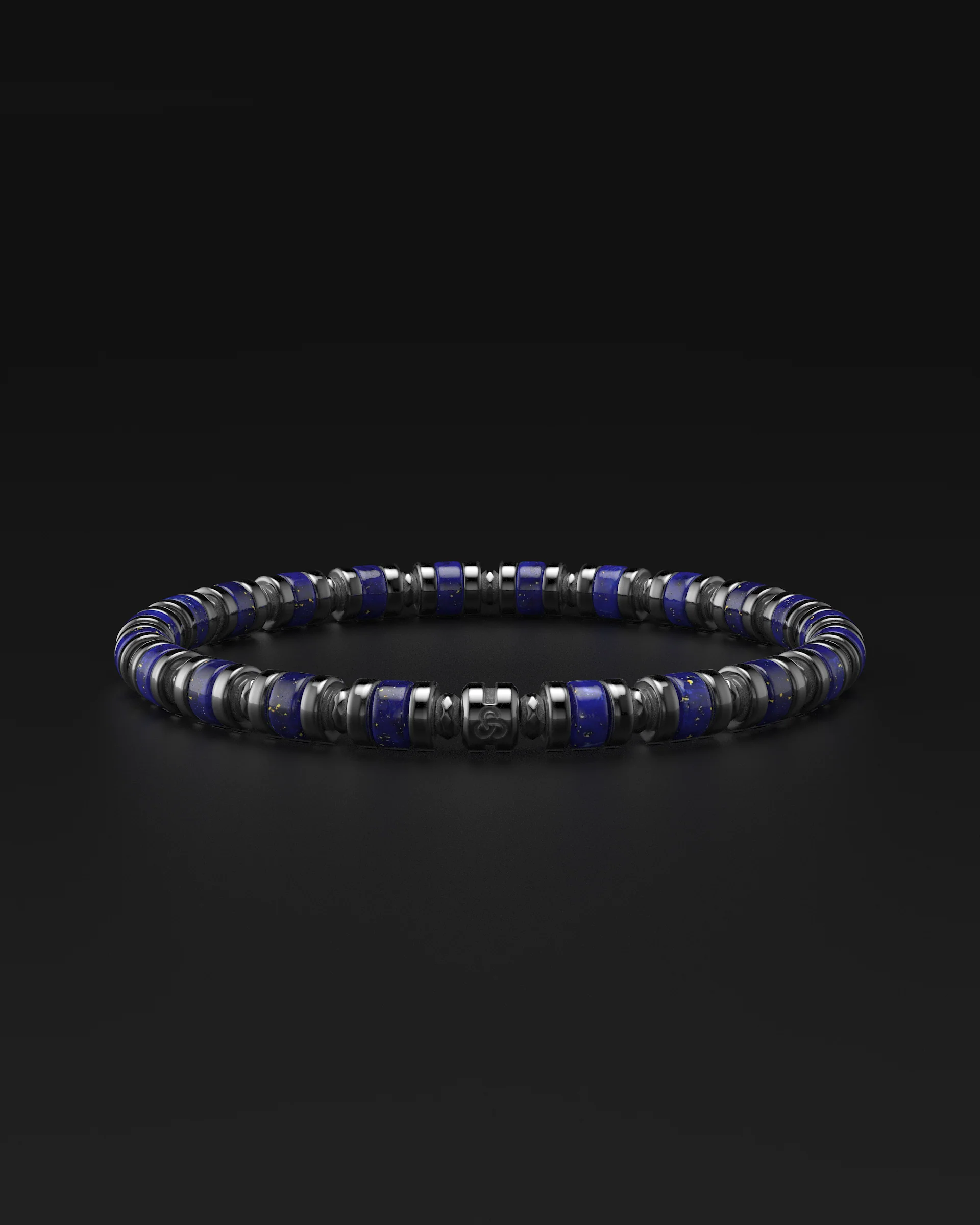 Lapis Lazuli Bracelet 6mm | Spacer - Image 19