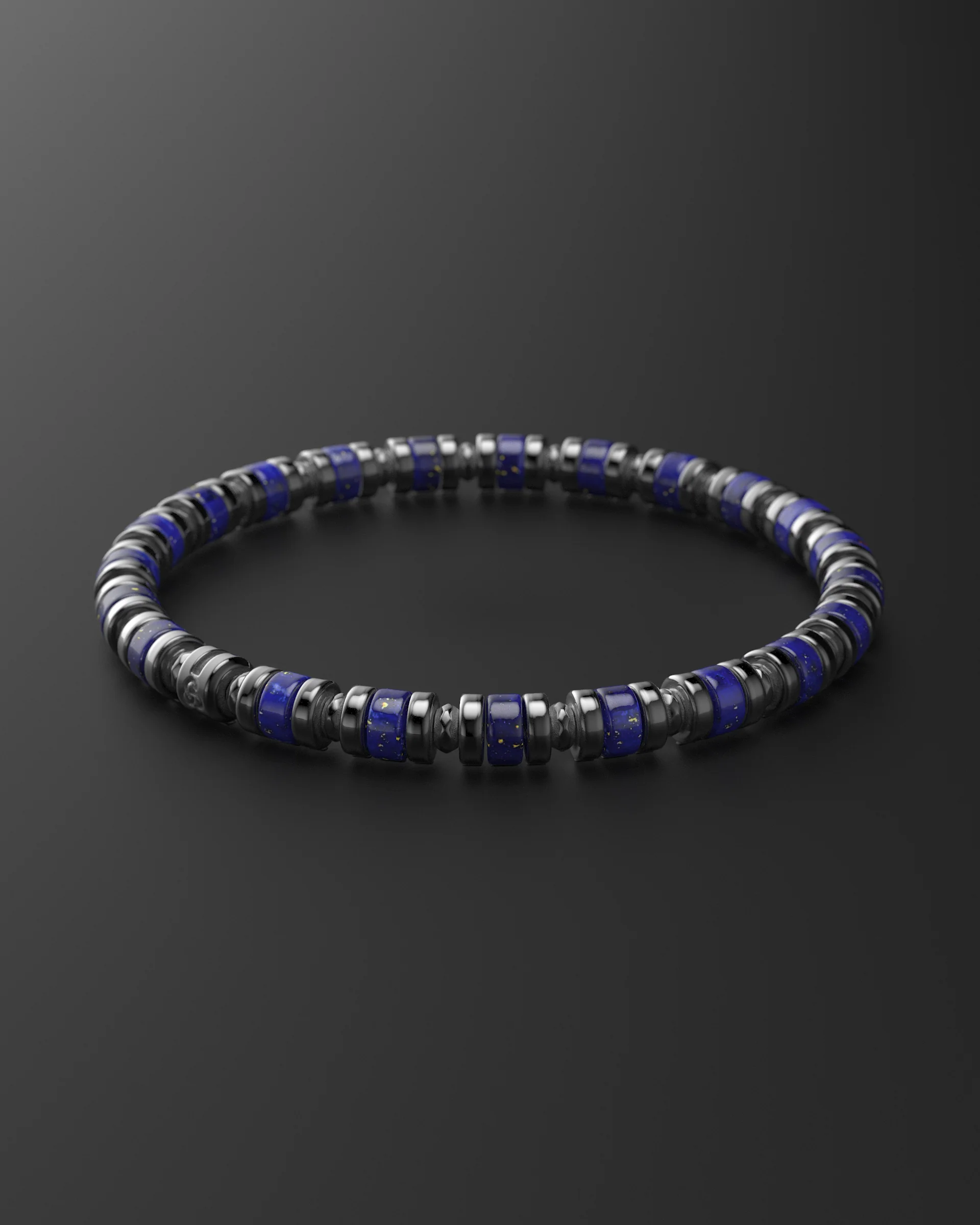 Lapis Lazuli Bracelet 6mm | Spacer - Image 20