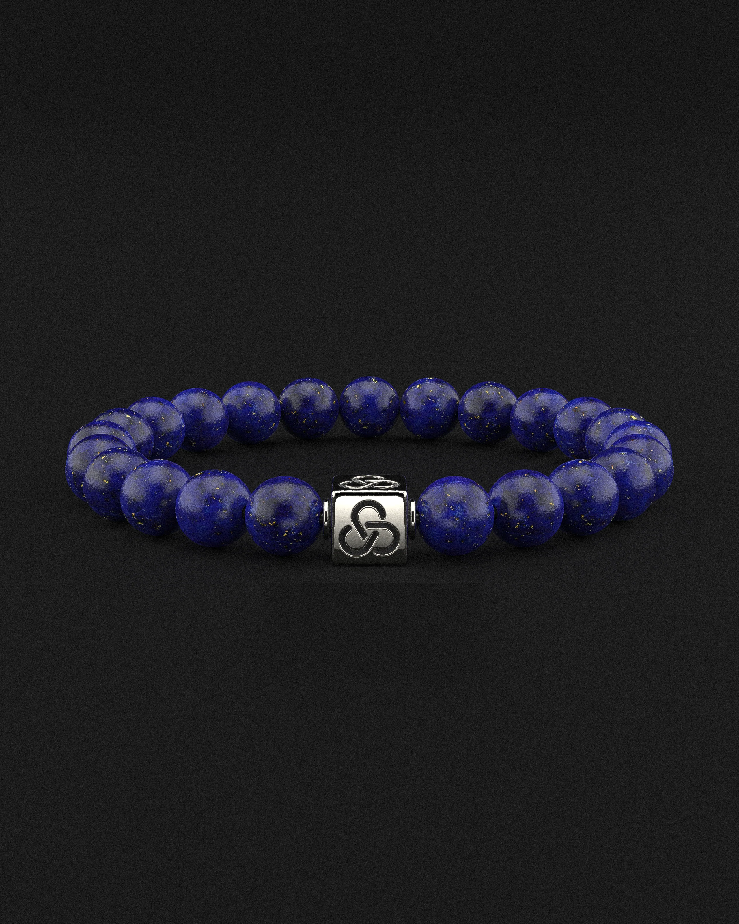 Lapis Lazuli Bracelet 8mm | Essential - Image 11