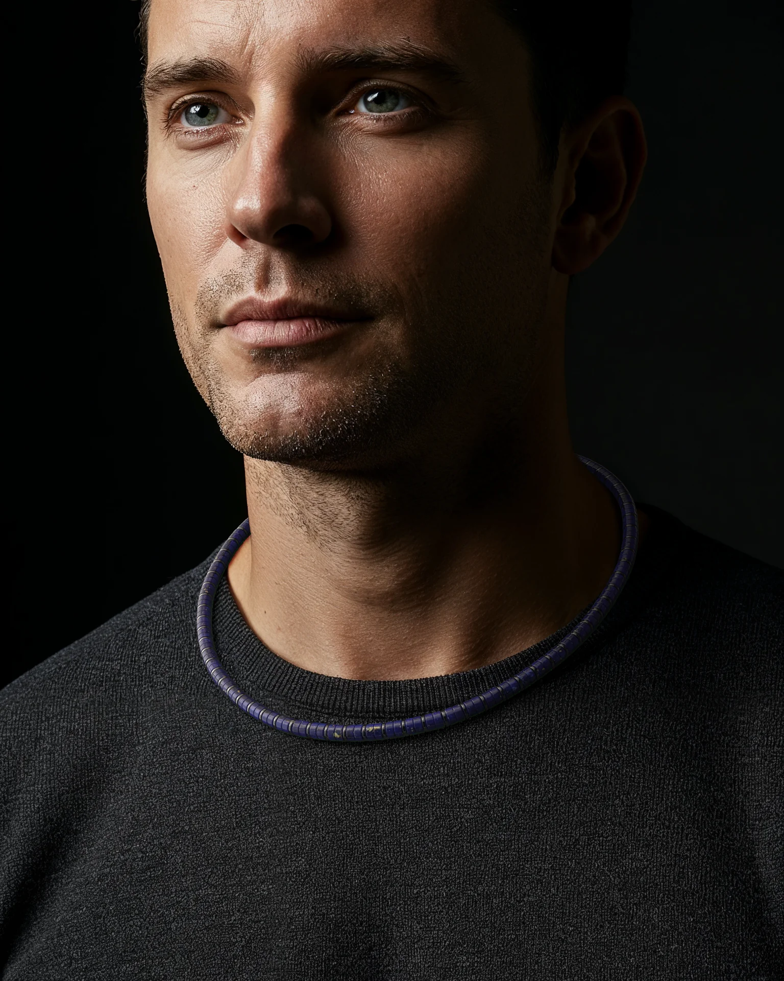 Lapis lazuli Necklace #2 6mm | Spacer - Image 12