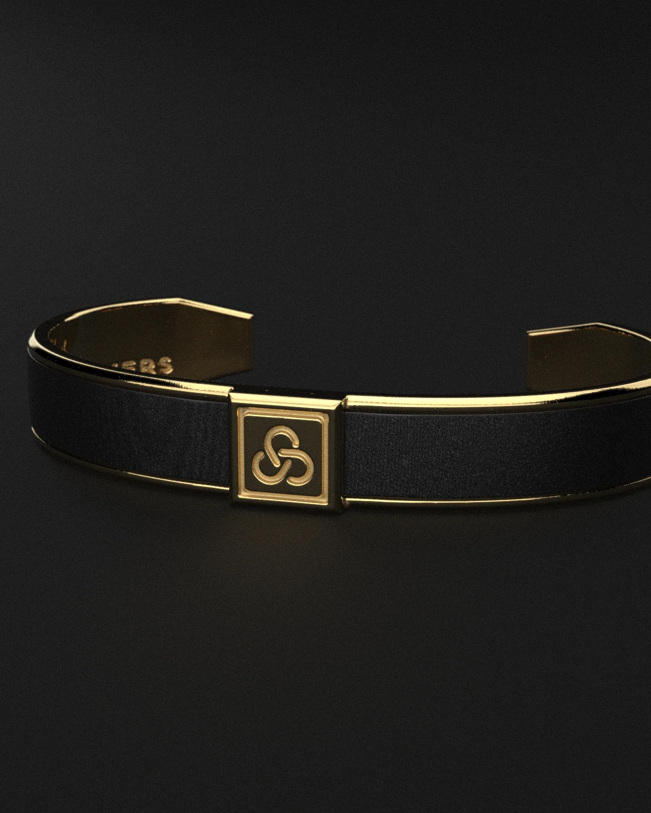 Leather Cuff Bracelet - Image 5