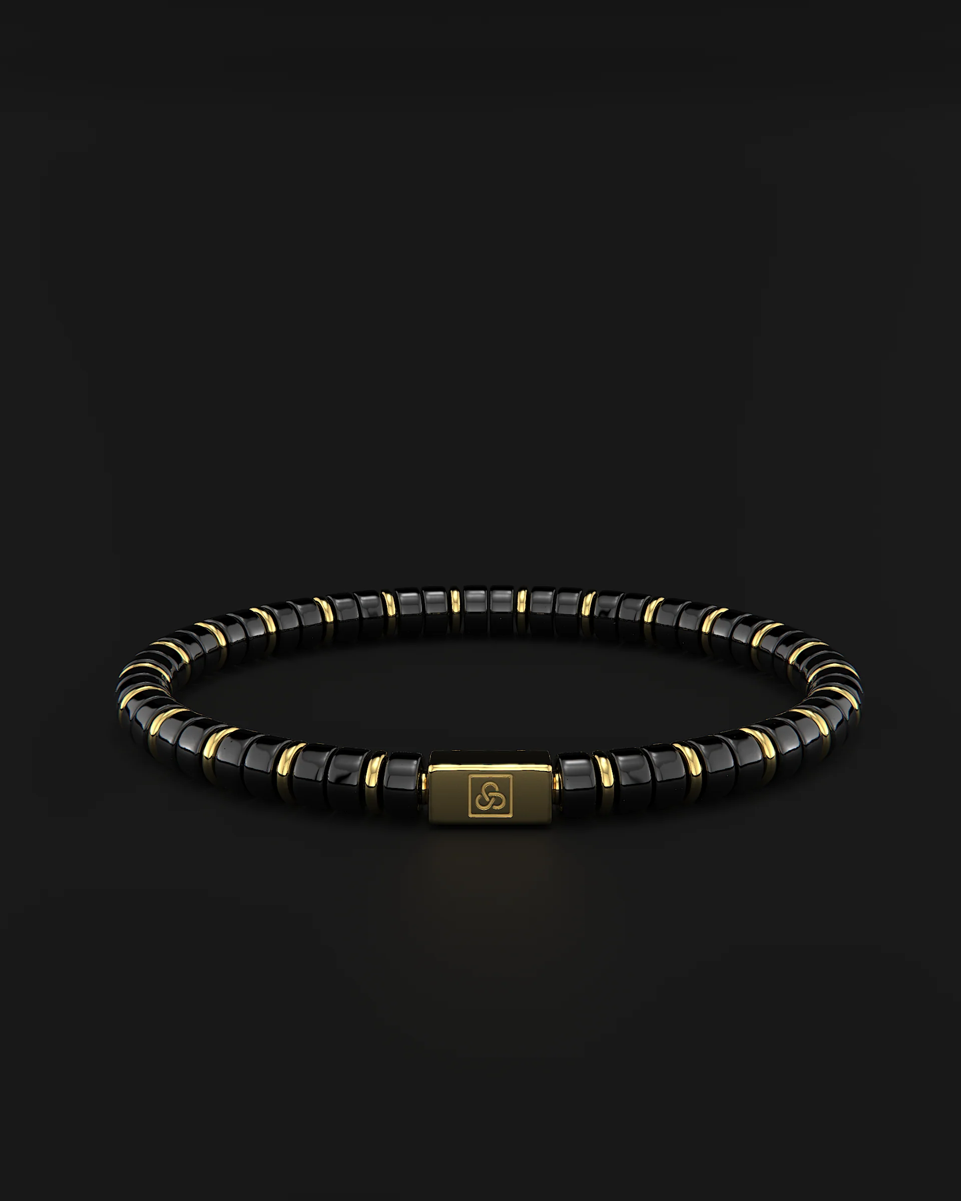 Onyx Bracelet 6mm | Spacer #2 - Image 3