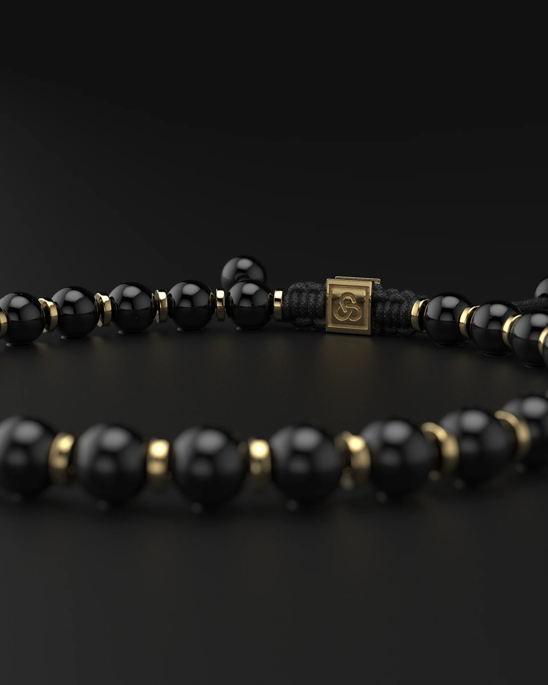 Onyx Bracelet 6mm | Prayer - Image 3