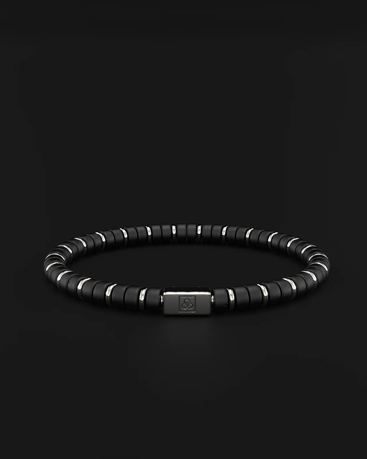 Onyx Matte Bracelet 6mm | Spacer #2 - Image 11