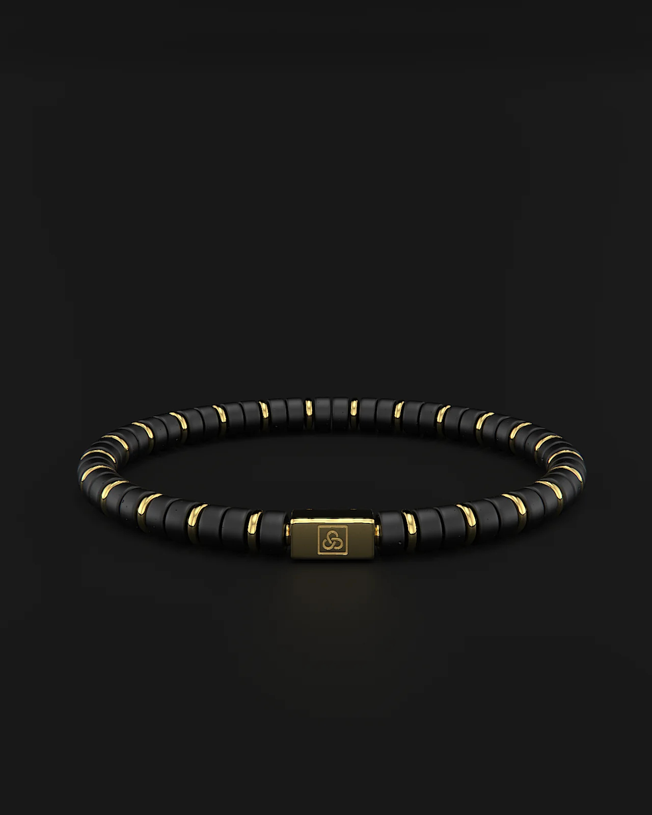 Onyx Matte Bracelet 6mm | Spacer #2 - Image 4