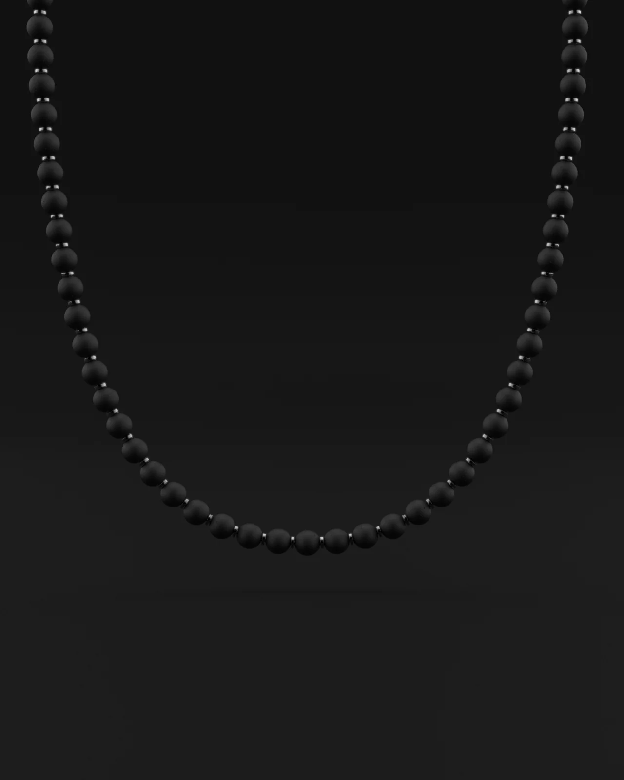 Onyx Matte Necklace 6mm | Prayer - Image 15