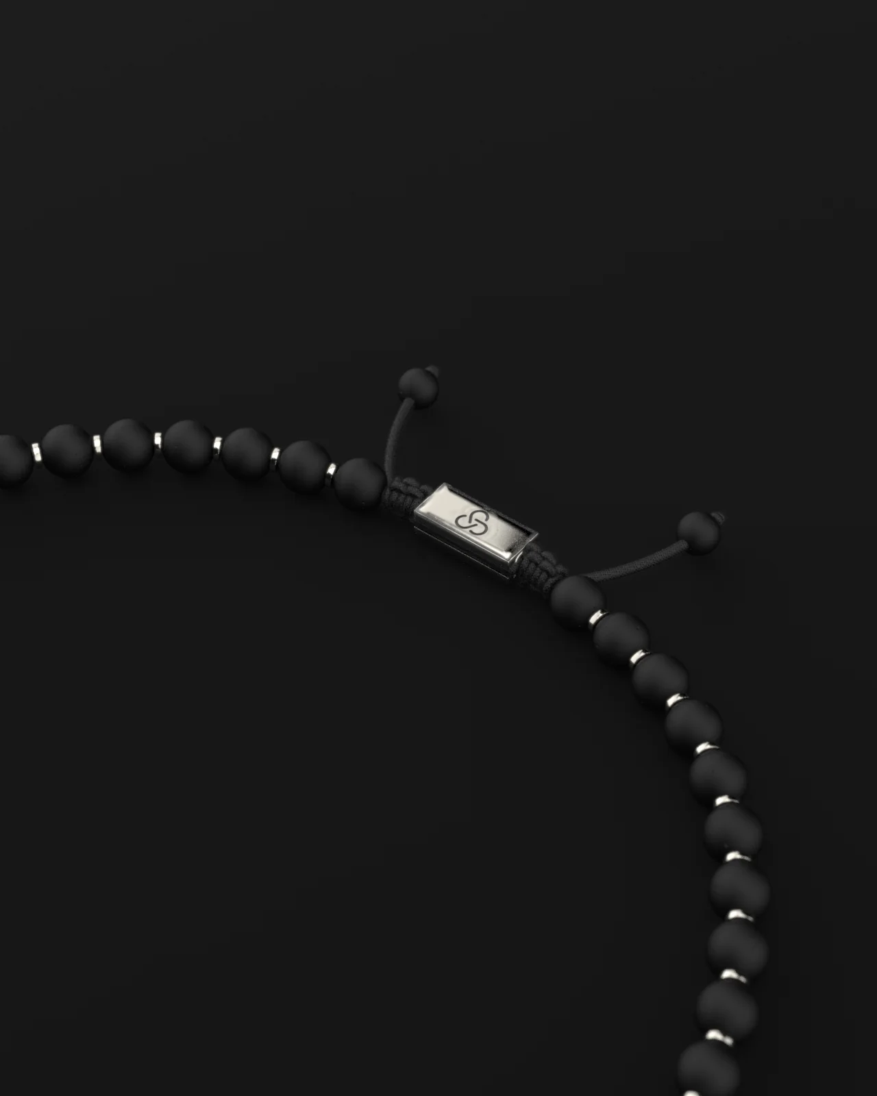 Onyx Matte Necklace 6mm | Prayer - Image 8