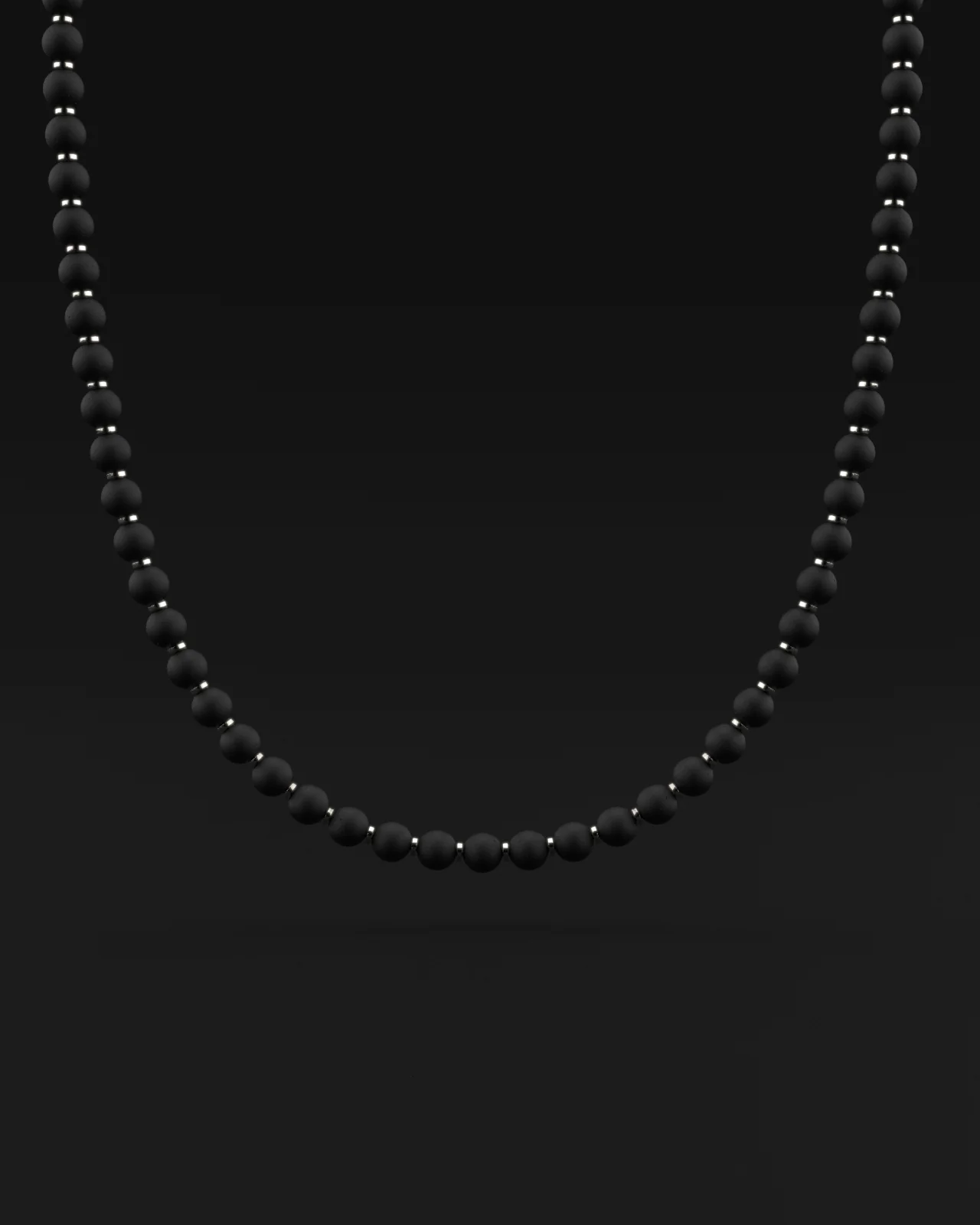 Onyx Matte Necklace 6mm | Prayer - Image 9