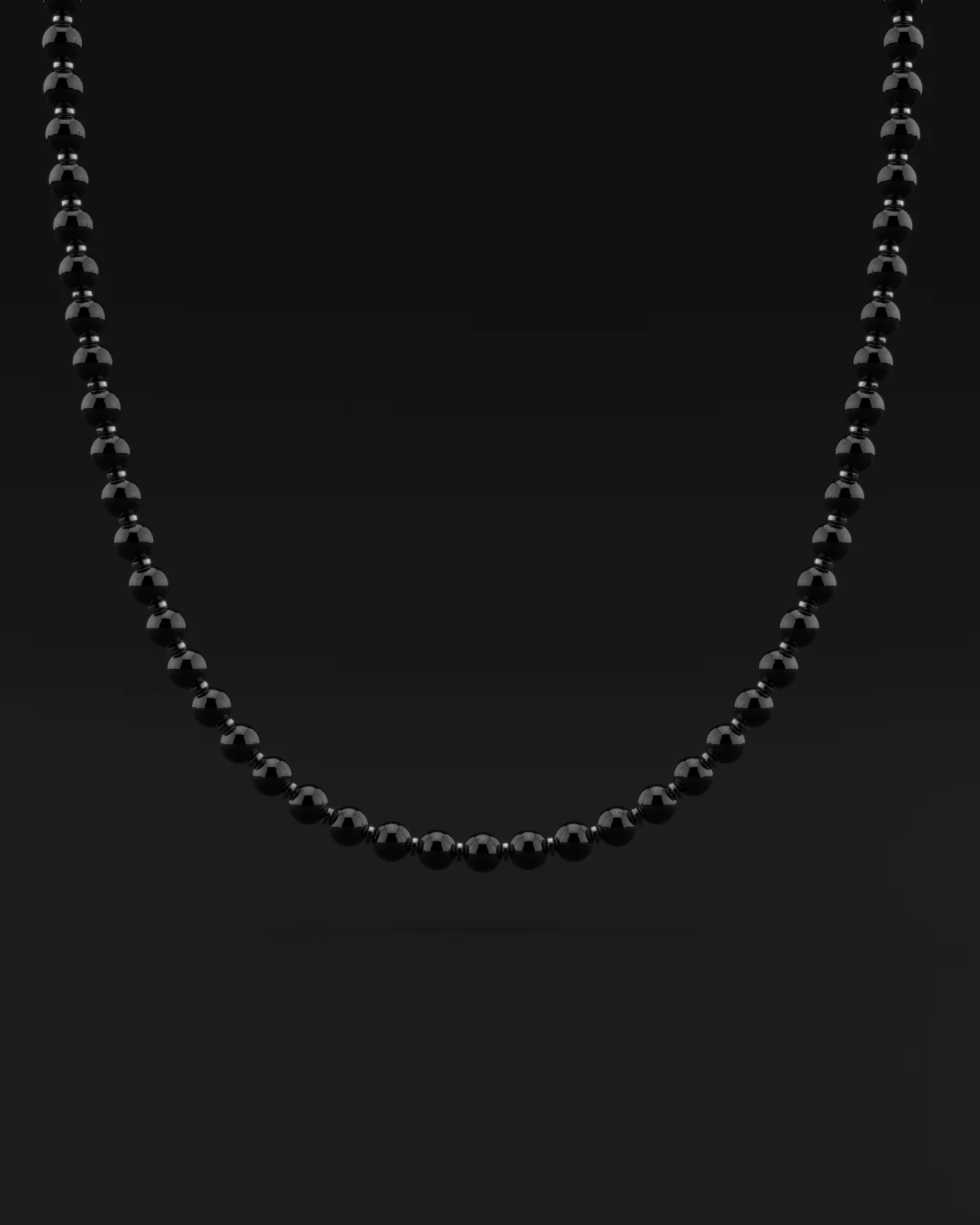 Onyx Necklace 6mm | Prayer - Image 13
