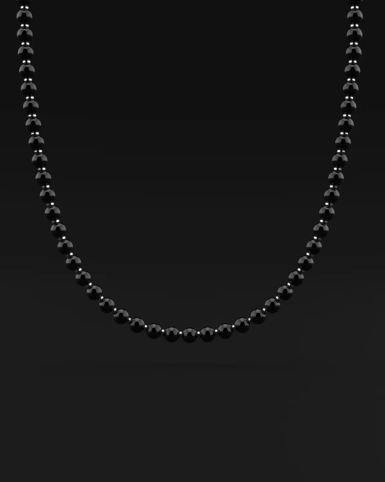 Onyx Necklace 6mm | Prayer - Image 7