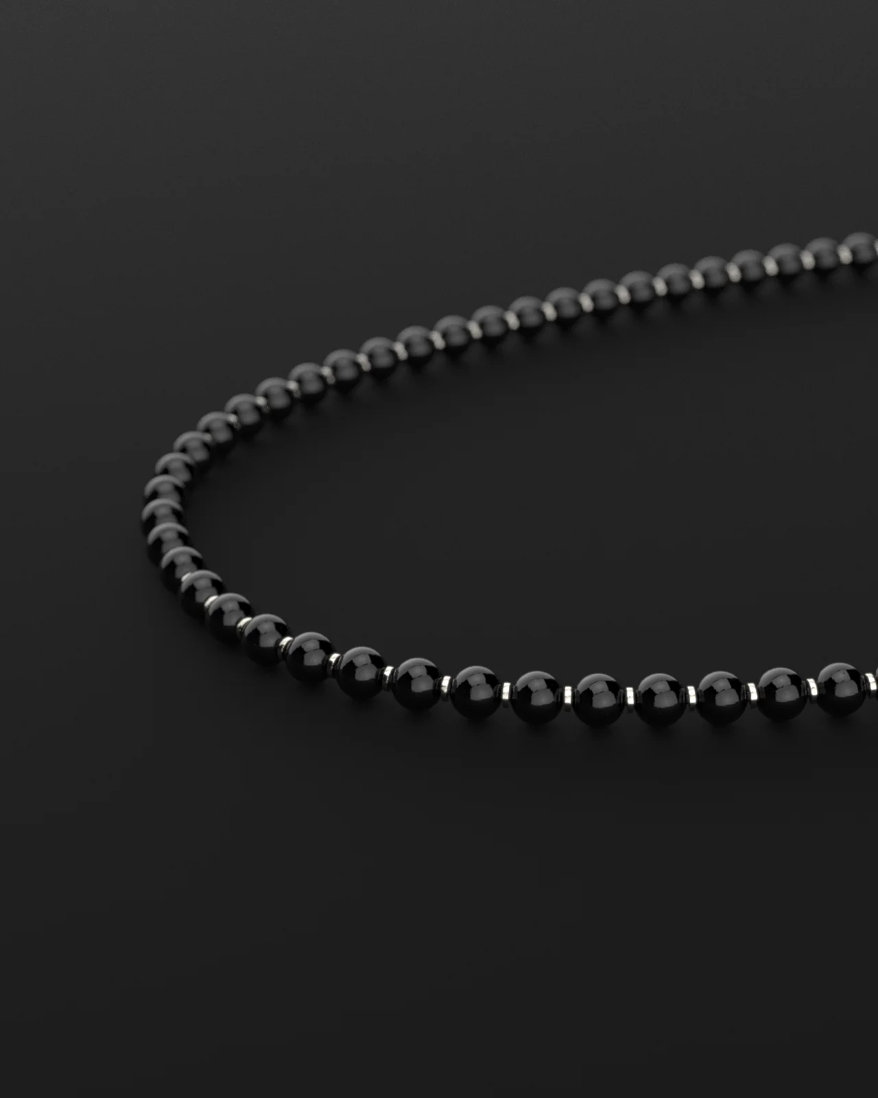 Onyx Necklace 6mm | Prayer - Image 9