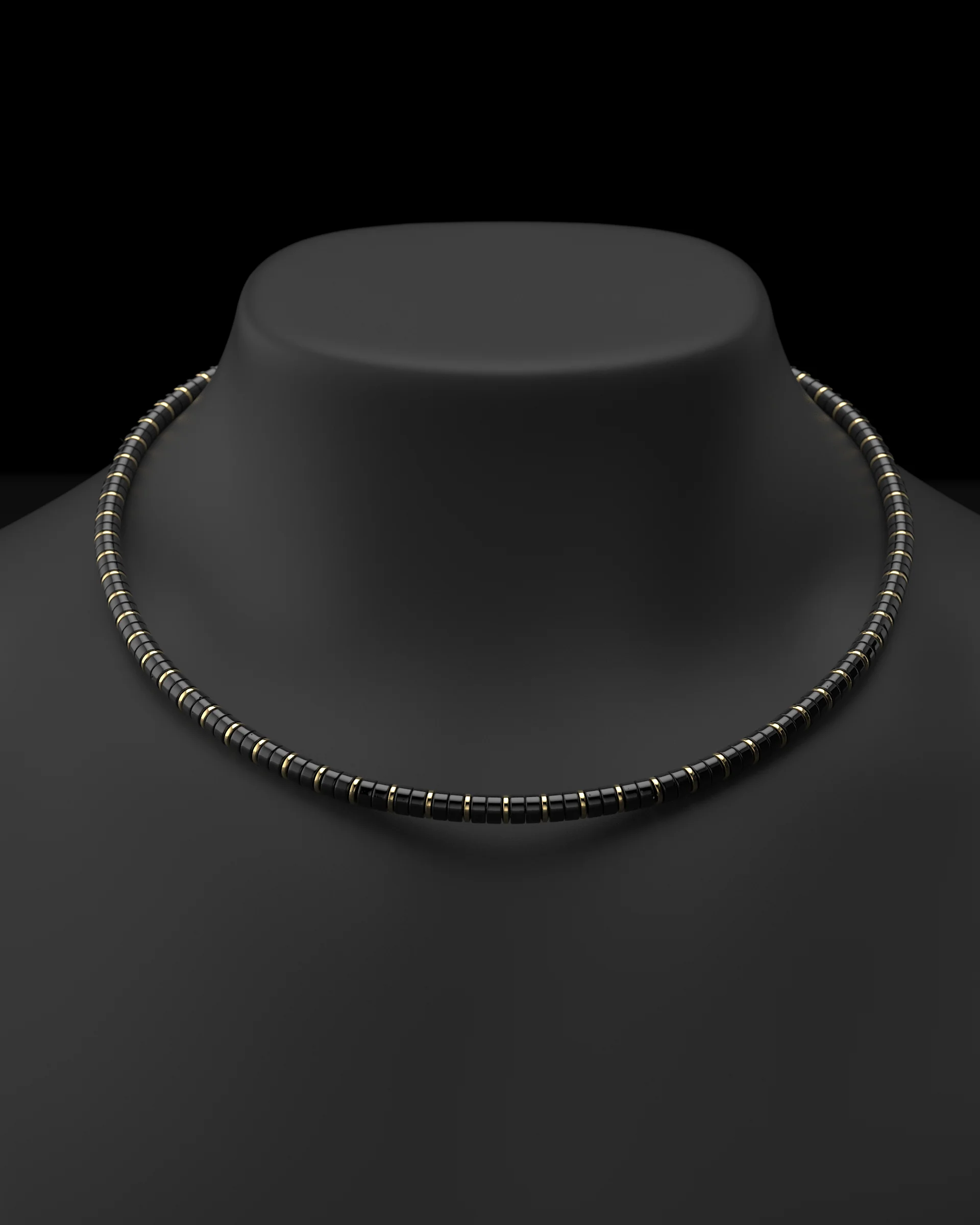 Onyx Necklace 6mm | Spacer #2 - Image 4