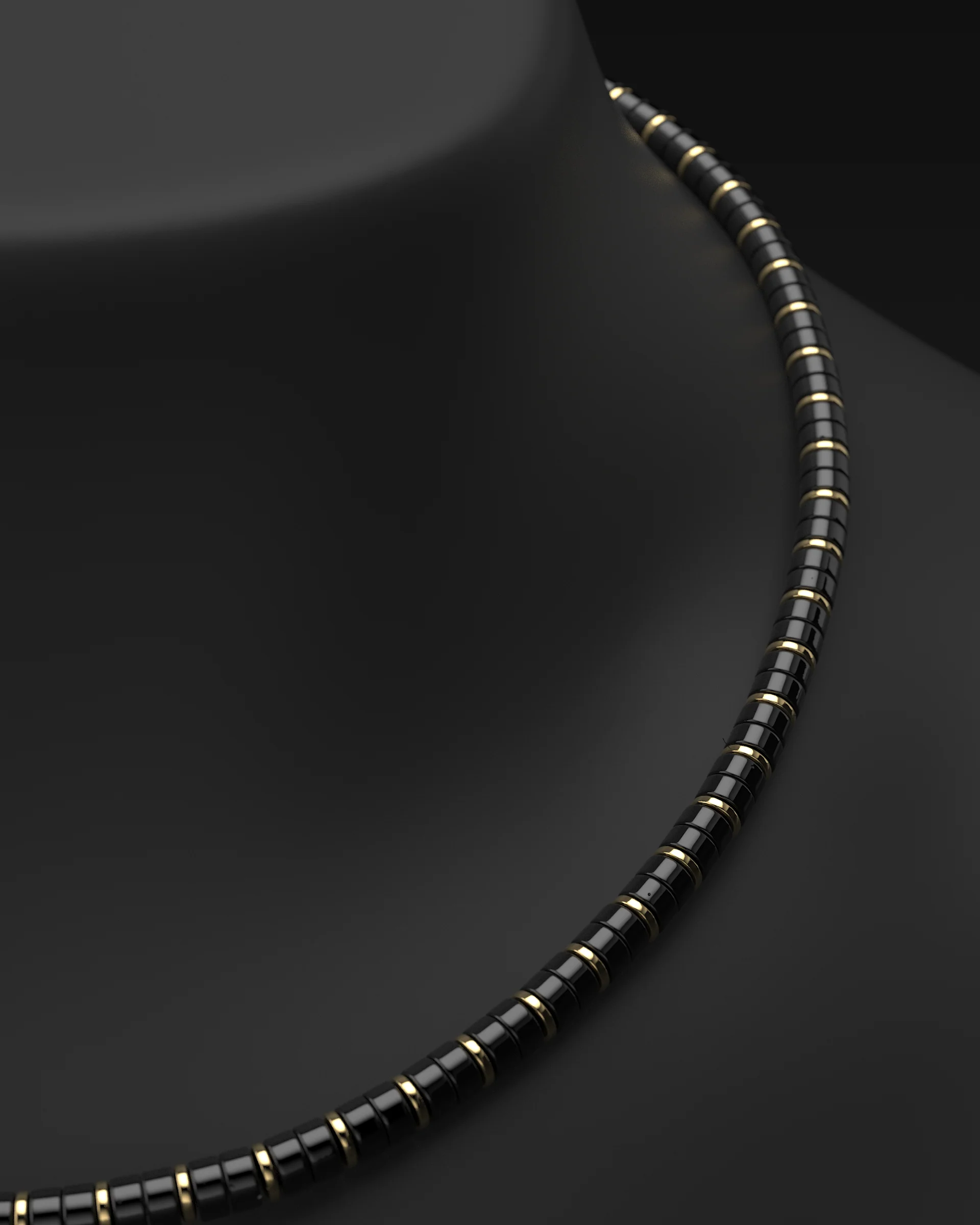 Onyx Necklace 6mm | Spacer #2 - Image 5