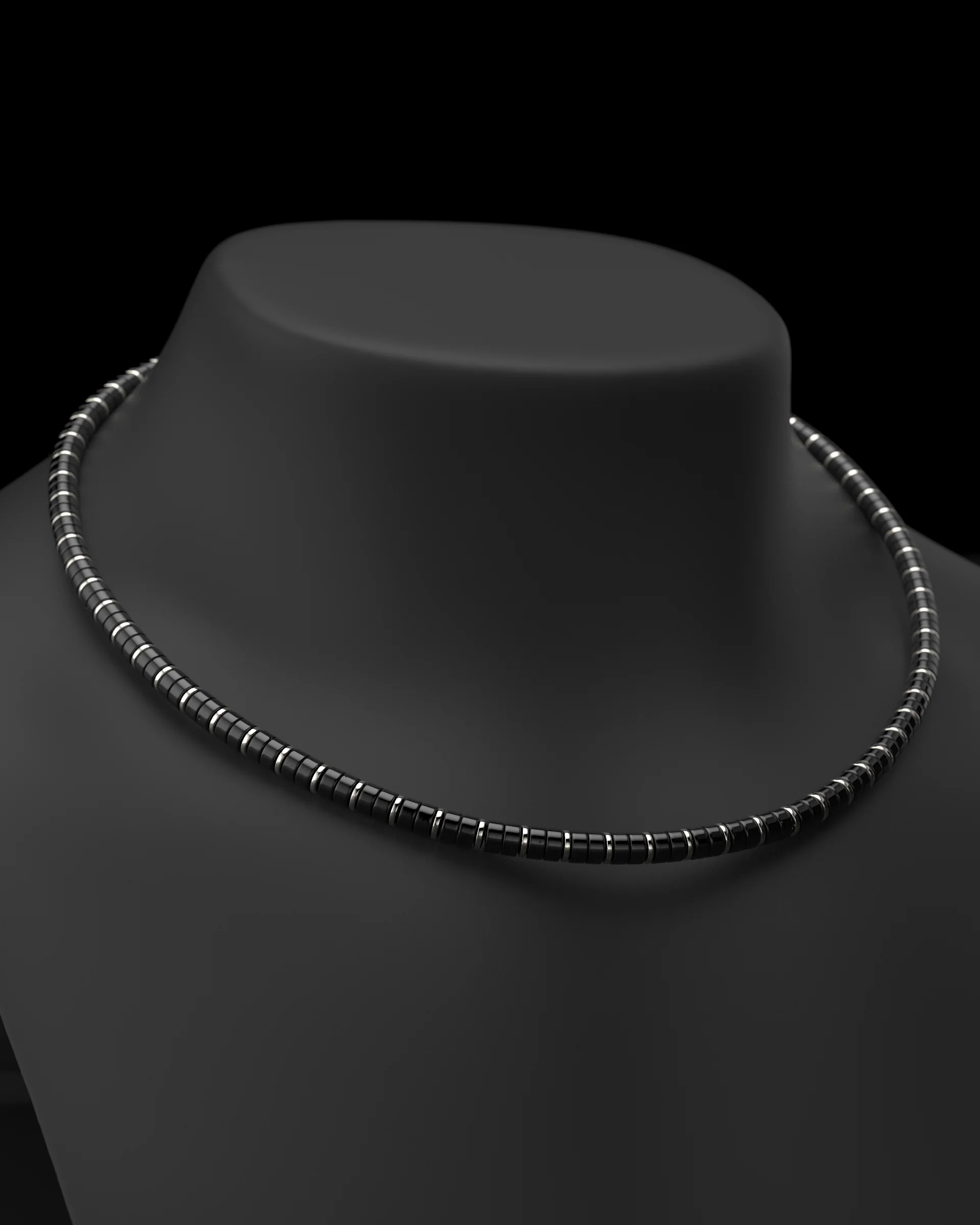 Onyx Necklace 6mm | Spacer #2 - Image 9