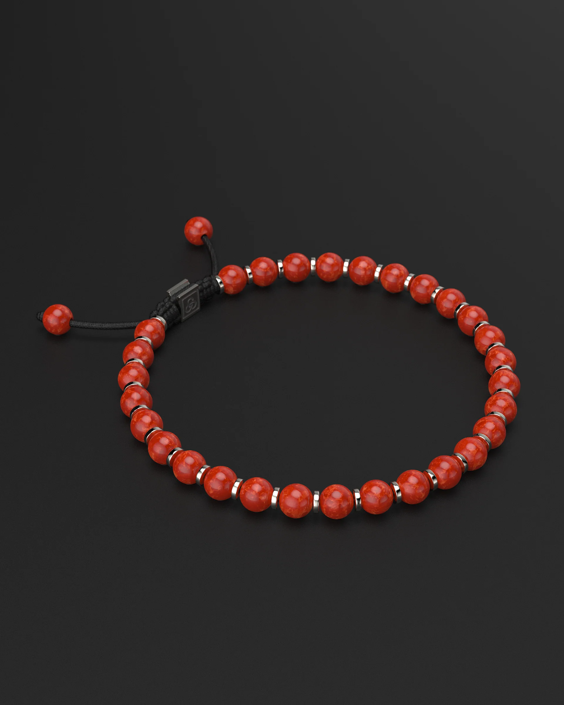 Red Jade Bracelet 6mm | Prayer - Image 13