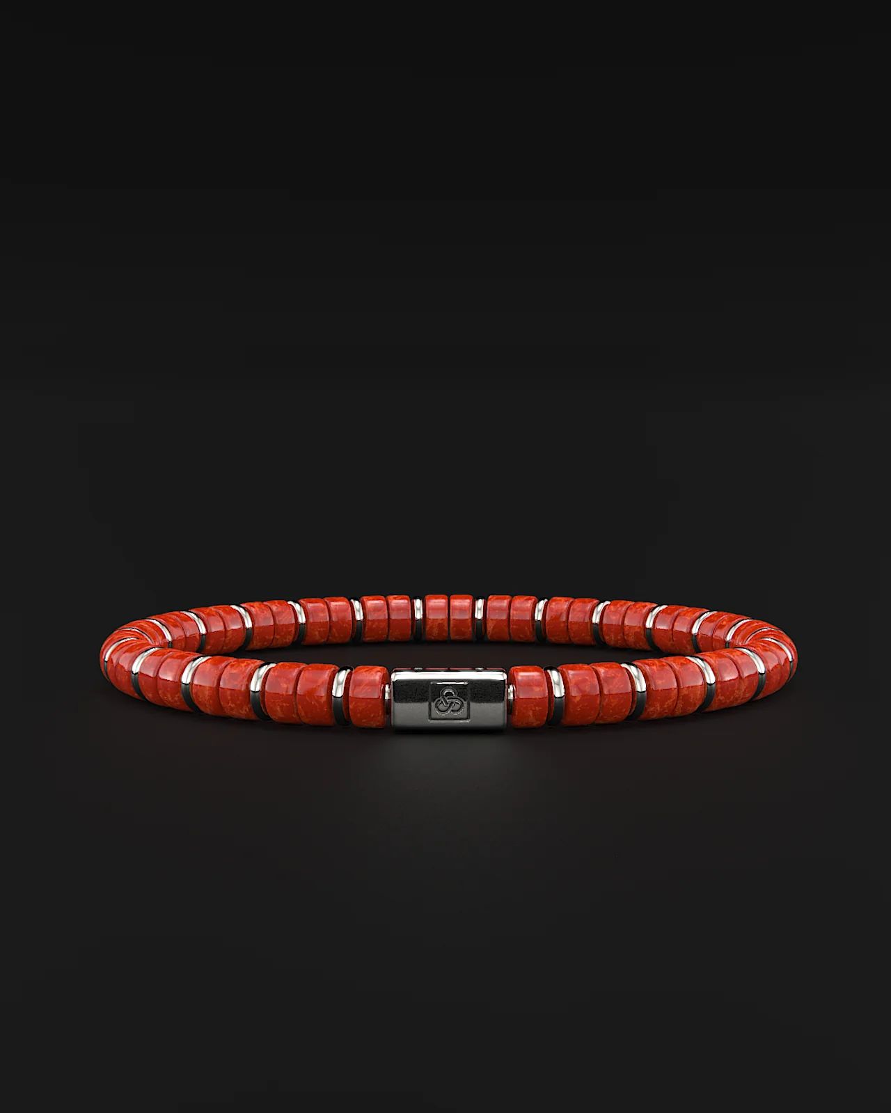 Red Jade Bracelet 6mm | Spacer #2 - Image 10