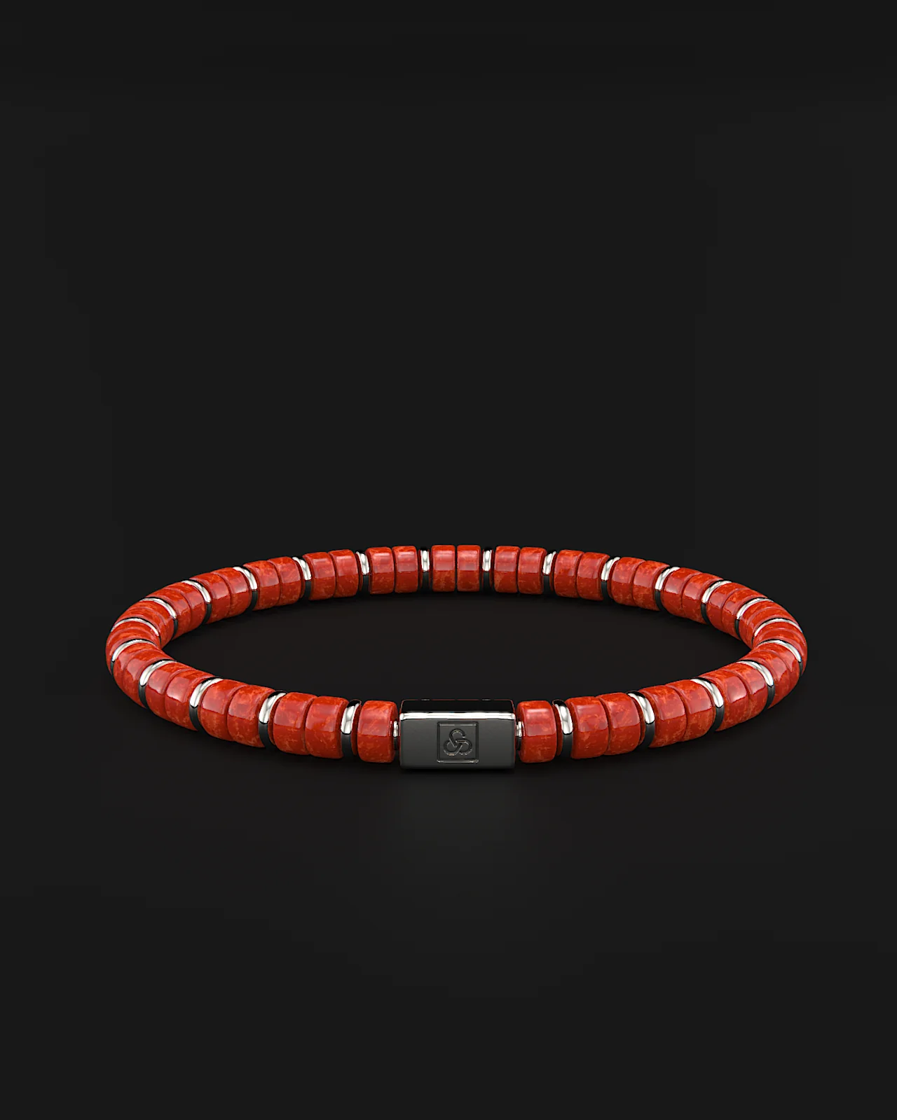 Red Jade Bracelet 6mm | Spacer #2 - Image 11