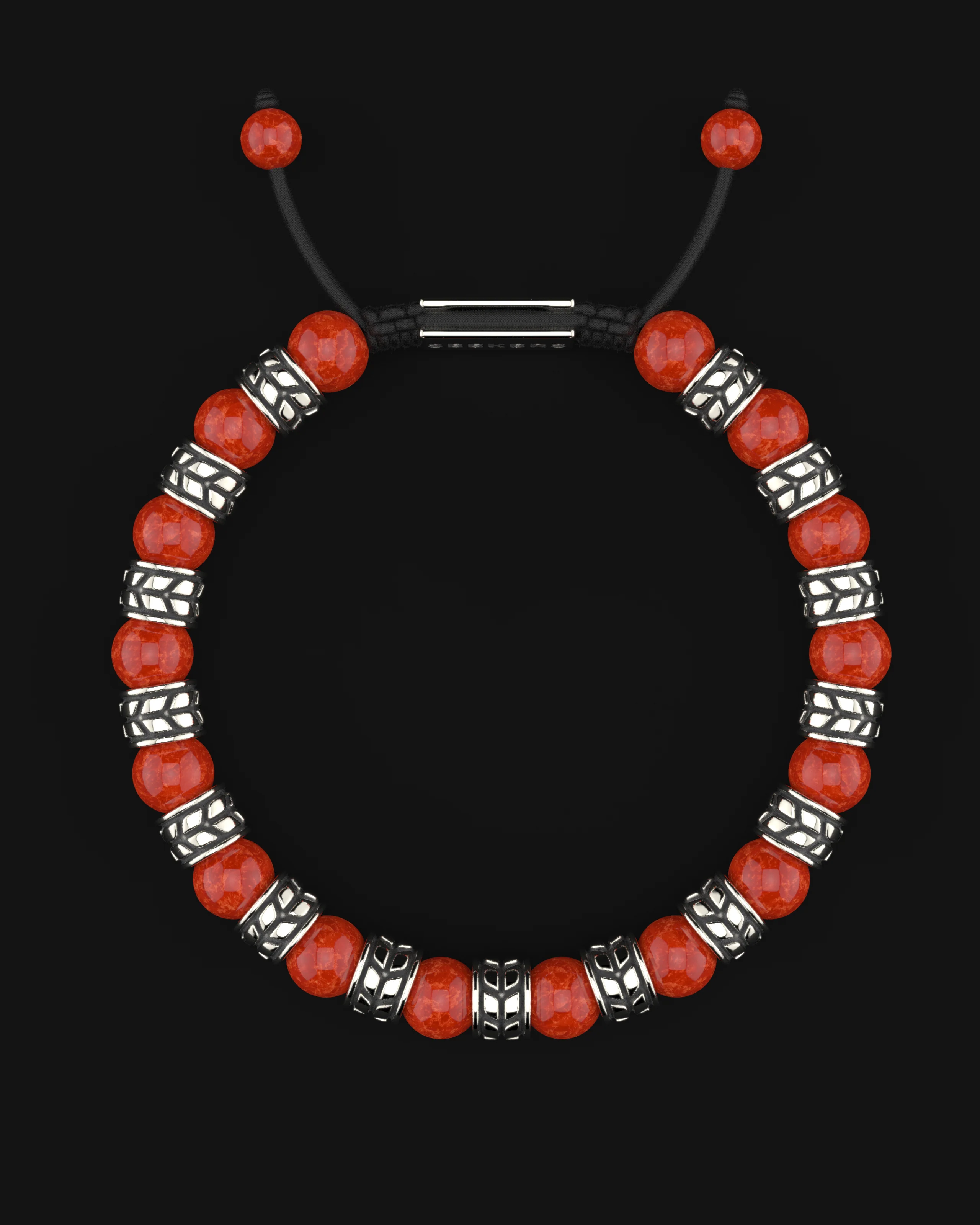 Red Jade Bracelet 8mm | Royale - Image 10