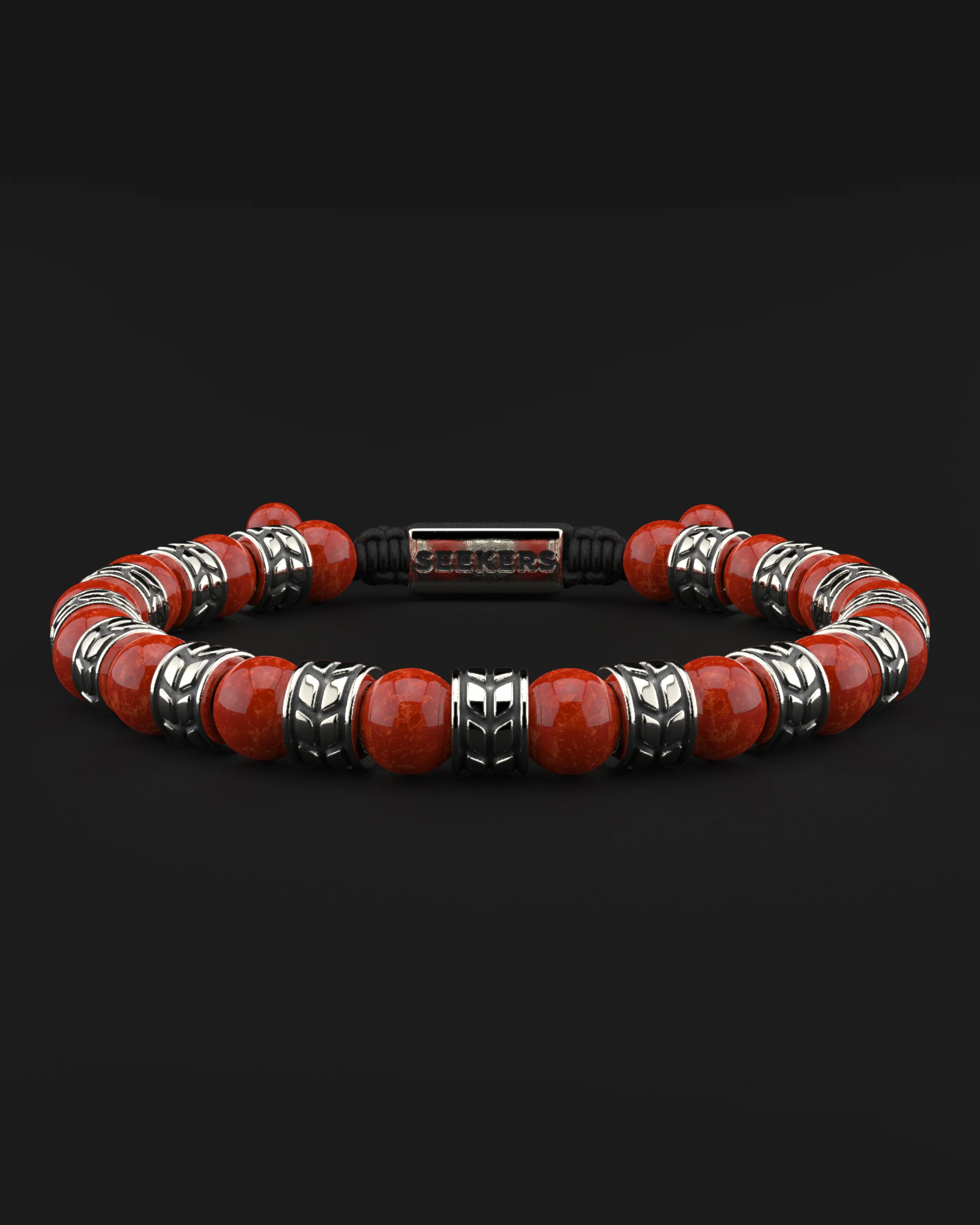 Red Jade Bracelet 8mm | Royale - Image 11