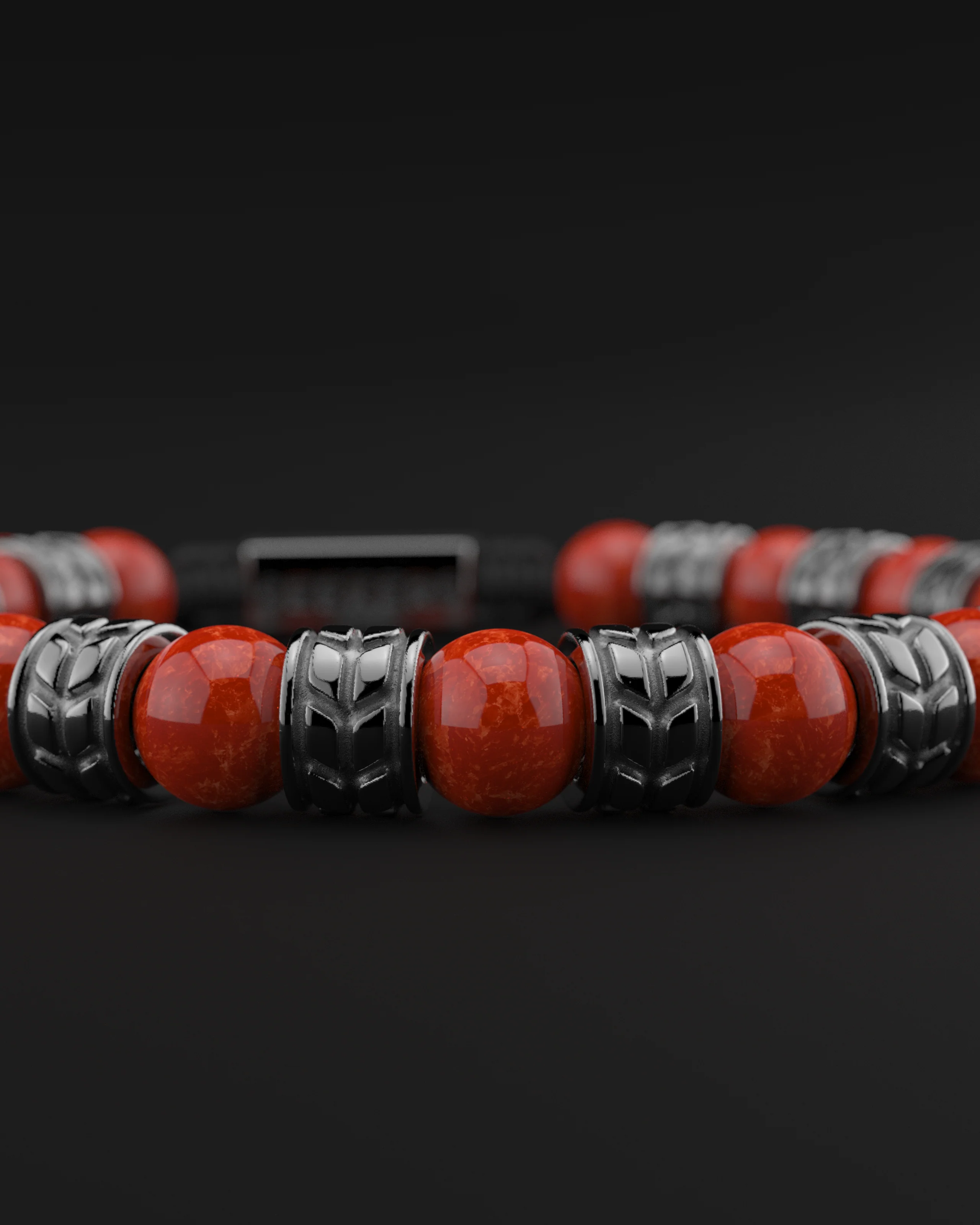 Red Jade Bracelet 8mm | Royale - Image 15