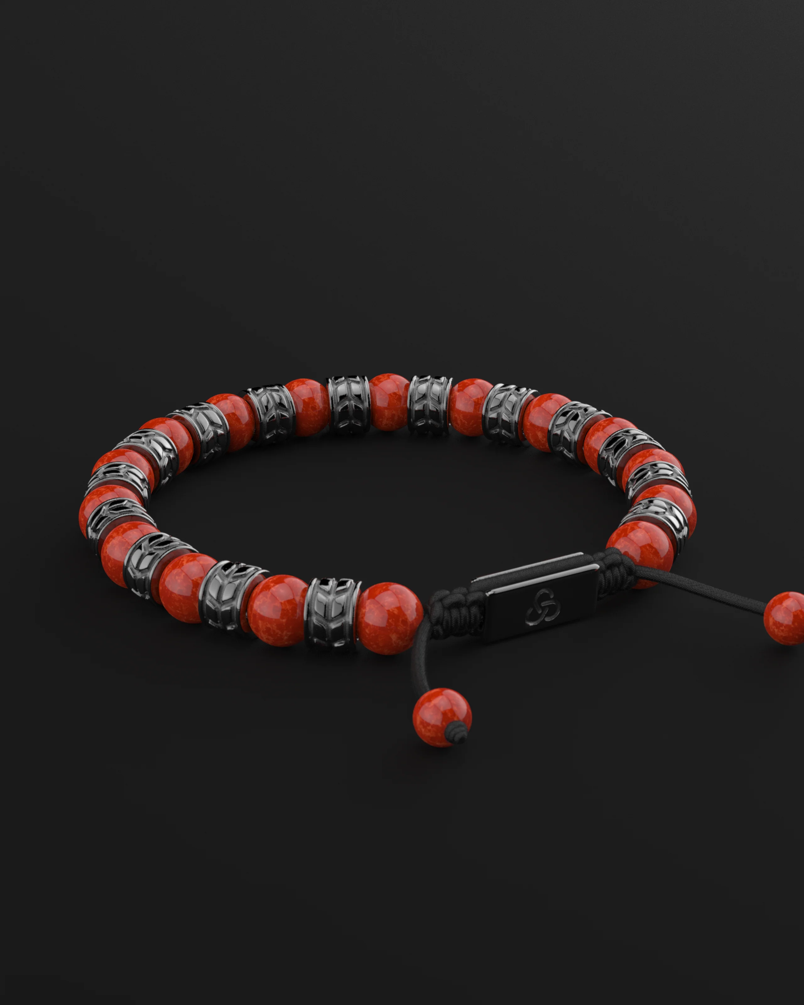 Red Jade Bracelet 8mm | Royale - Image 16