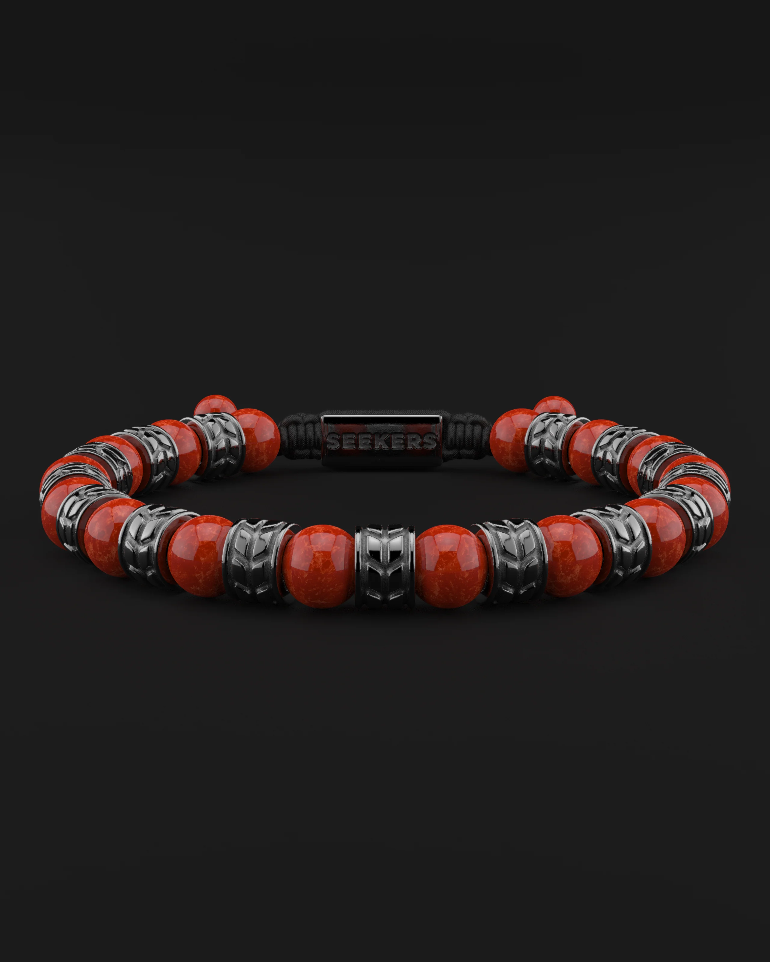 Red Jade Bracelet 8mm | Royale - Image 18