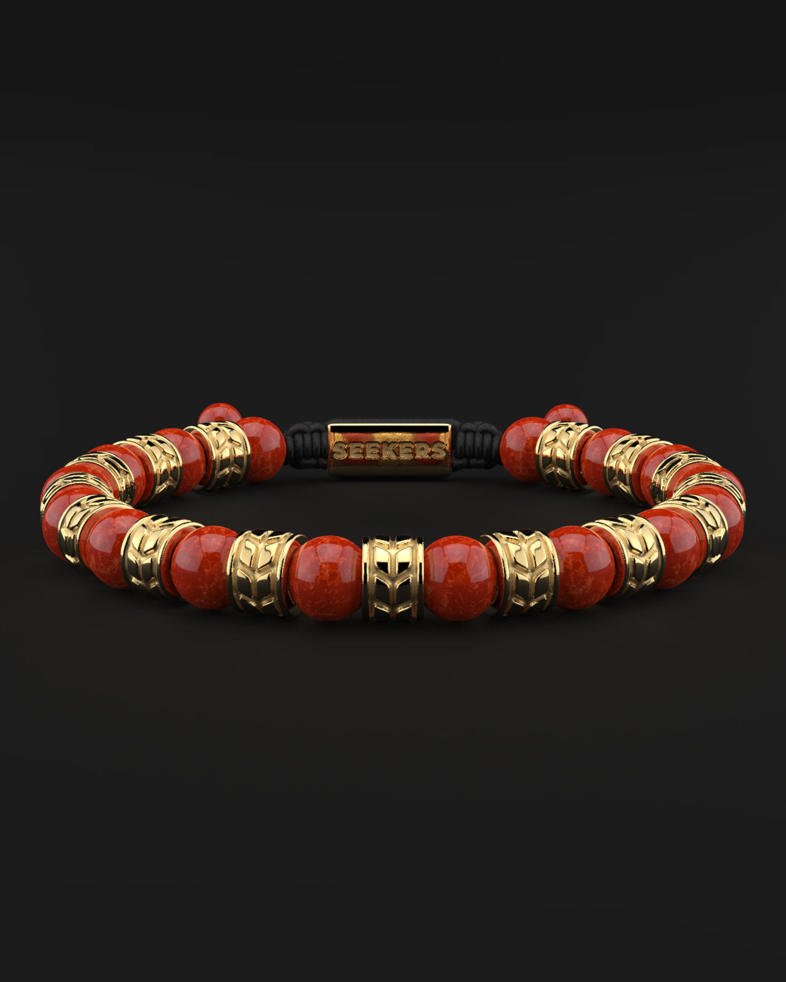 Red Jade Bracelet 8mm | Royale - Image 4
