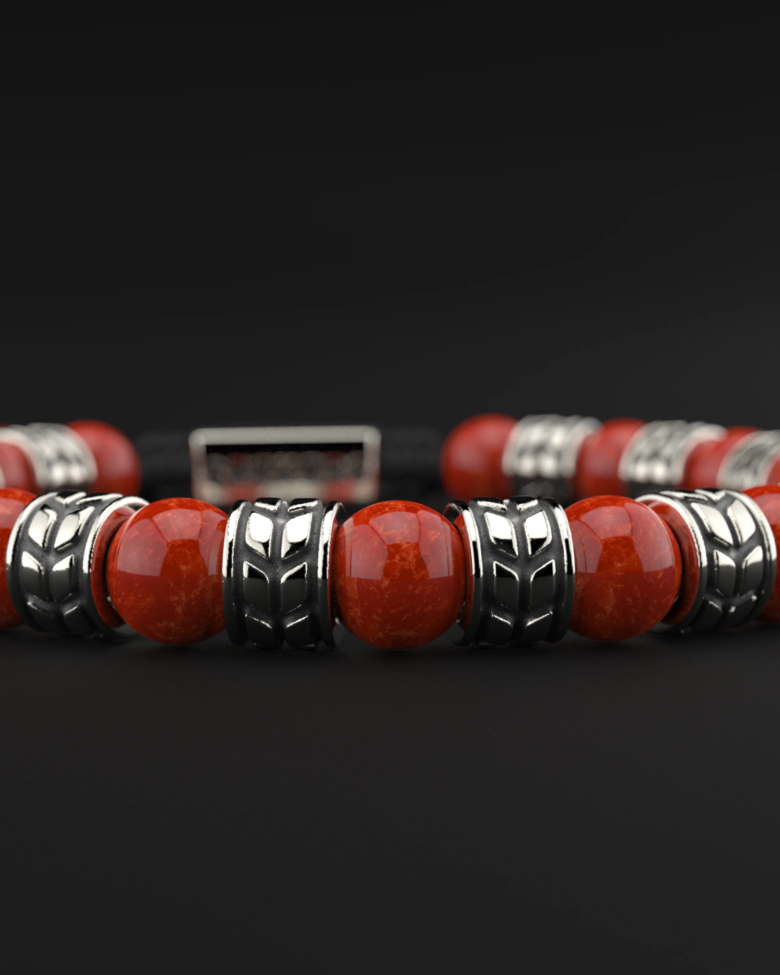 Red Jade Bracelet 8mm | Royale - Image 8