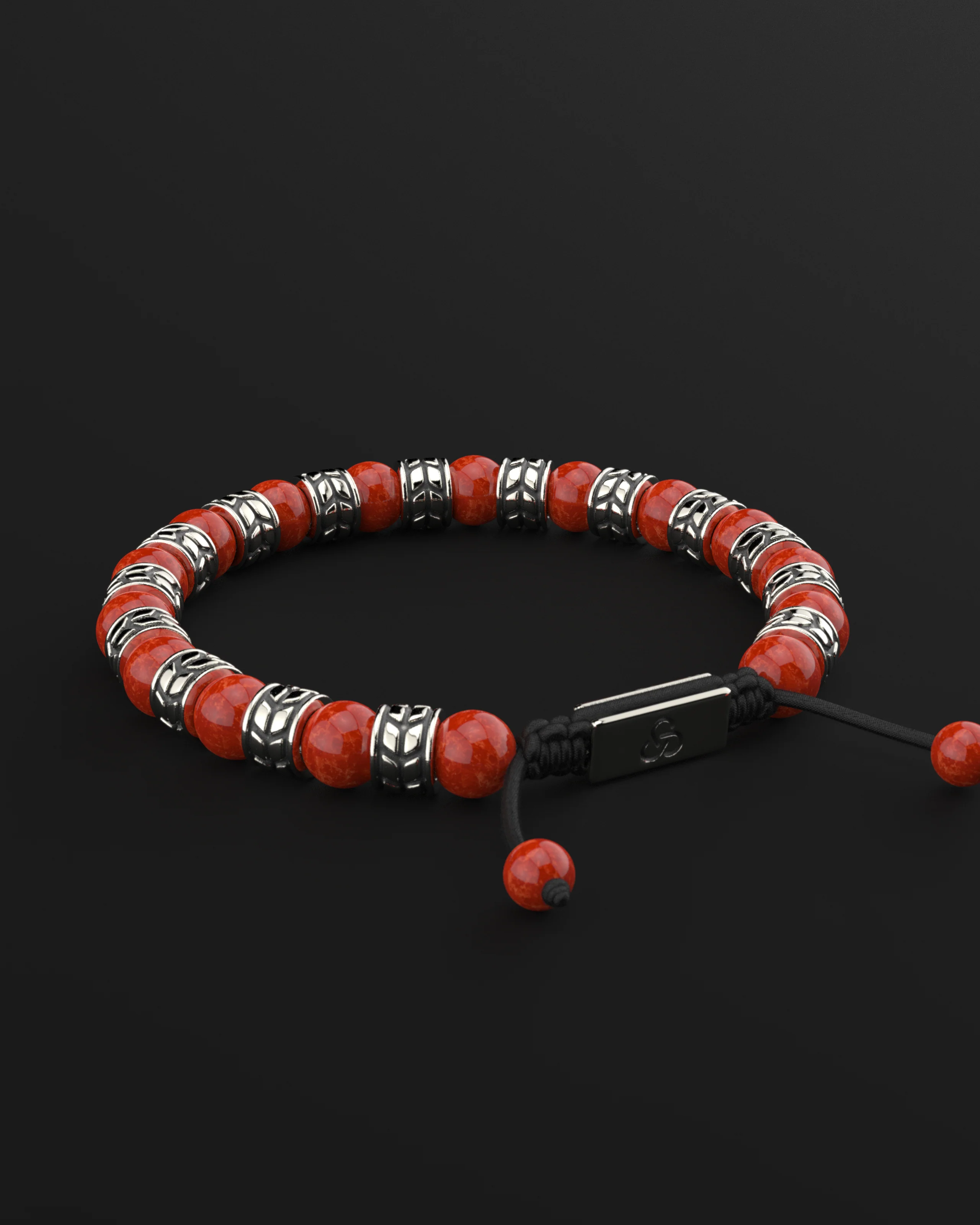 Red Jade Bracelet 8mm | Royale - Image 9