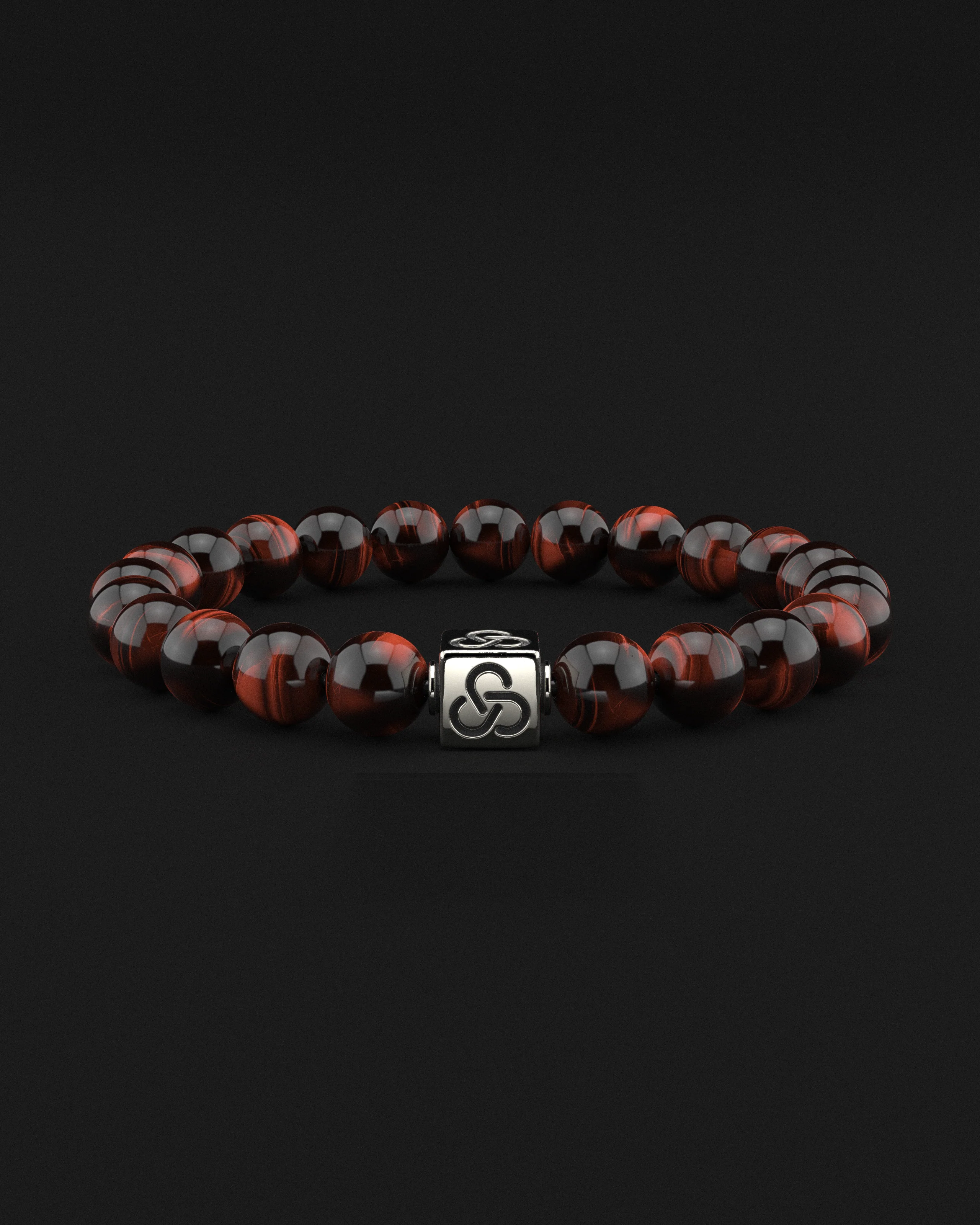Red Tiger Eye Bracelet 8mm | Essential - Image 11