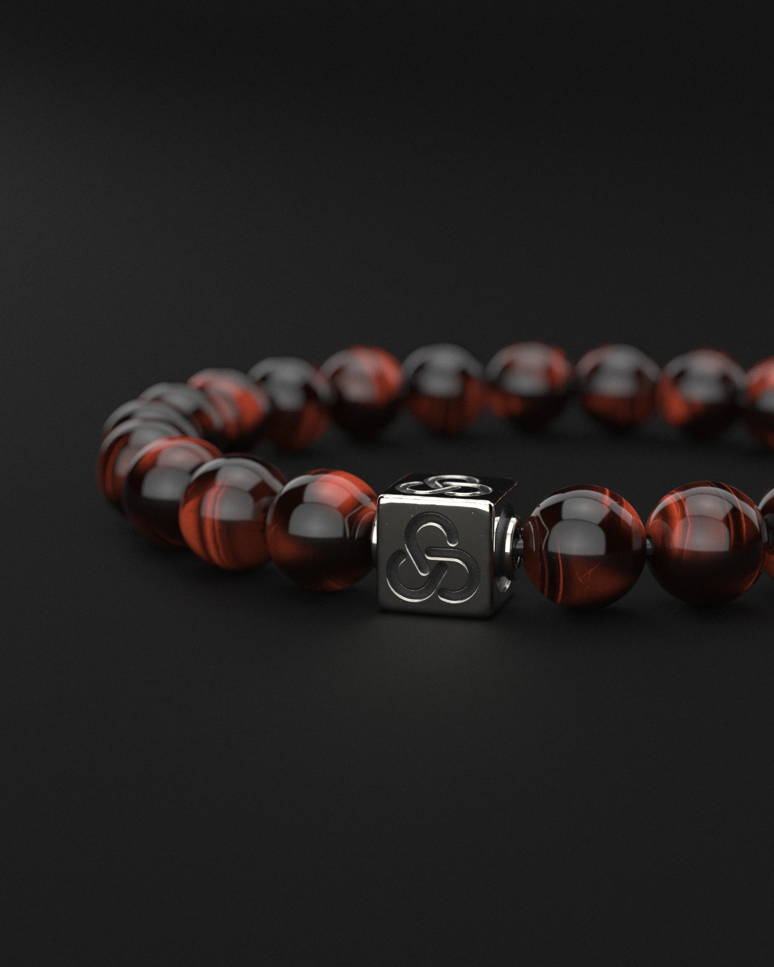 Red Tiger Eye Bracelet 8mm | Essential - Image 12