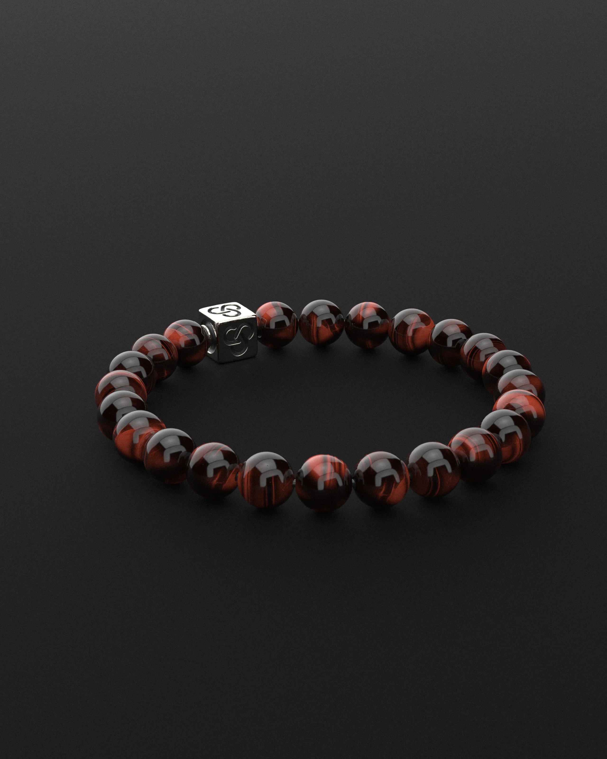 Red Tiger Eye Bracelet 8mm | Essential - Image 13